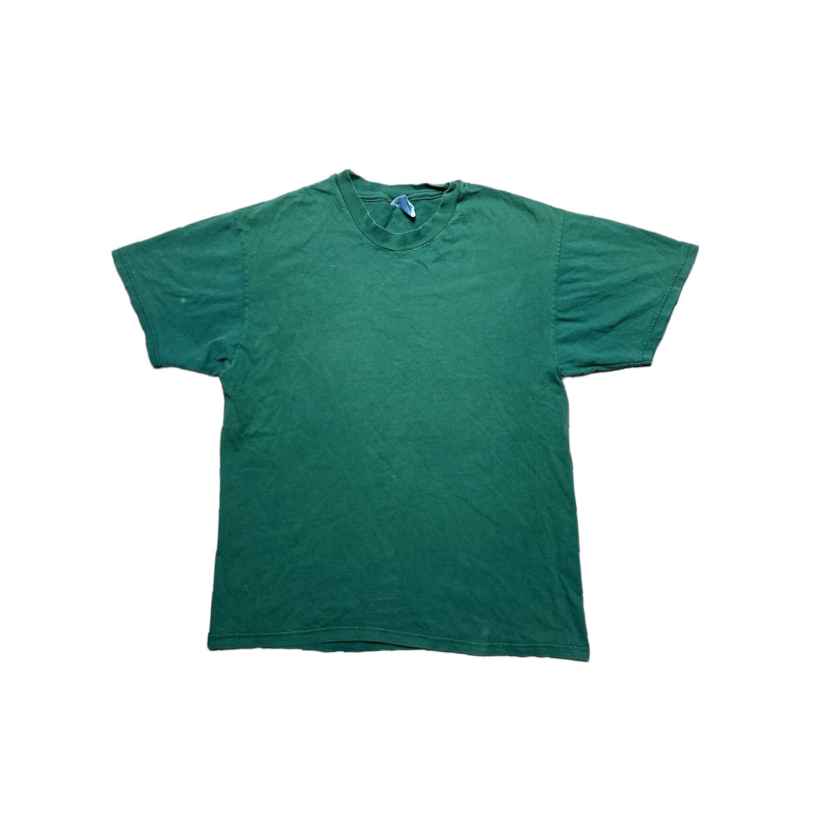 Hanes VINTAGE Hanes T-Shirt Forest Green 90s Beefy Cotton Large Men Regular Size L Womens/Mens? (Note: Gender at end per rules) Size US L / EU 52-54 / 3 - 1 Thumbnail
