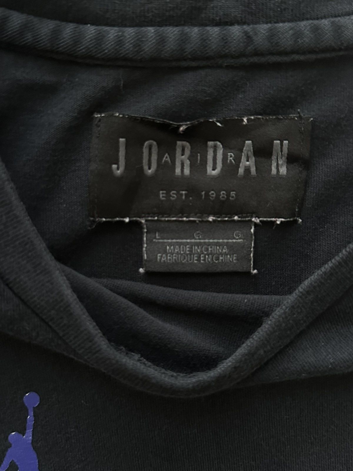 Band Tees × Jordan Brand × Vintage Nike Air Jordan 72-10 T-shirt NWT- Black/White Size US M / EU 48-50 / 2 - 4 Thumbnail