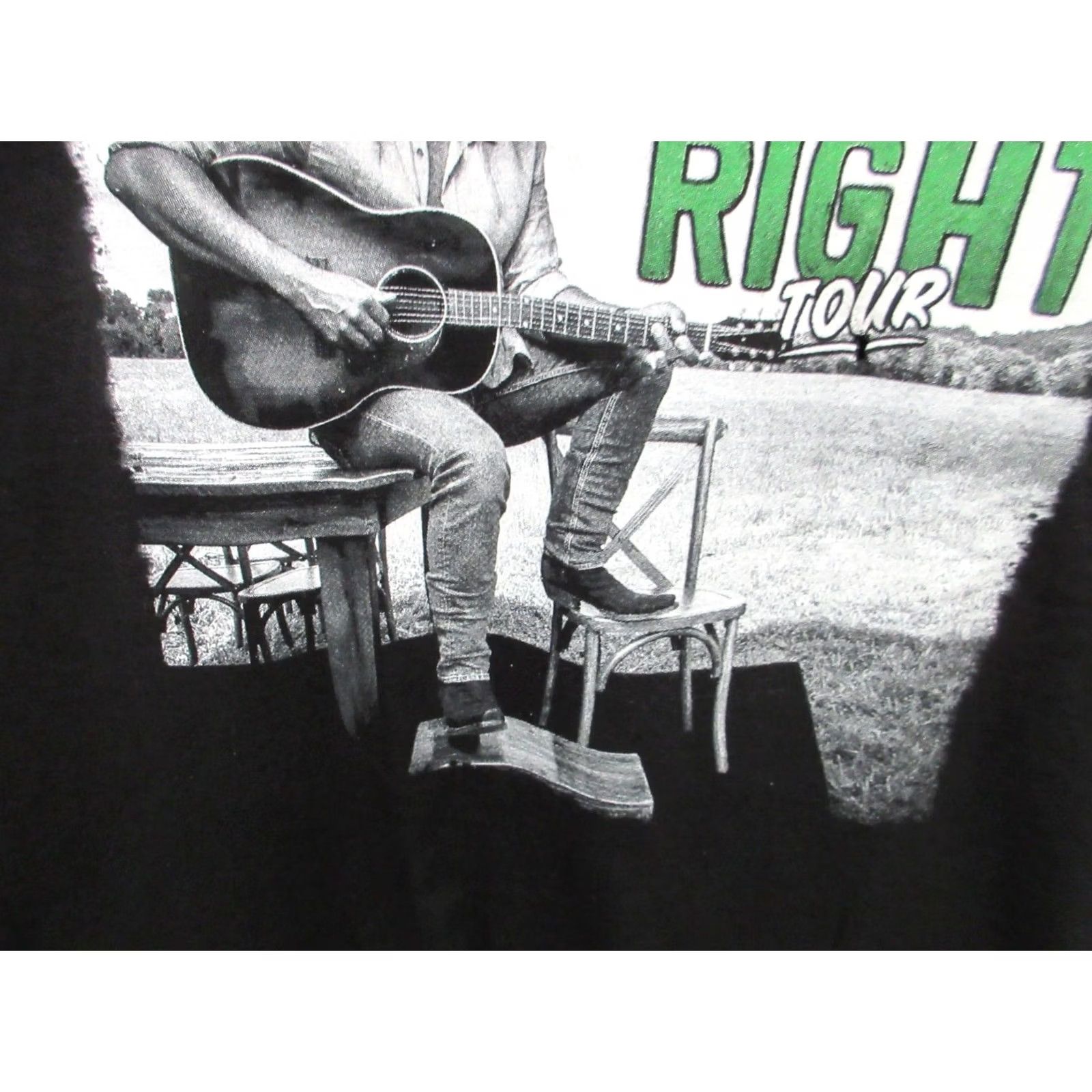 Fruit Of The Loom NEW DEFECTS Luke Bryan Raised Up Right Tour 2022 Concert T-Shirt Black XL Men Size US XL / EU 56 / 4 - 4 Thumbnail