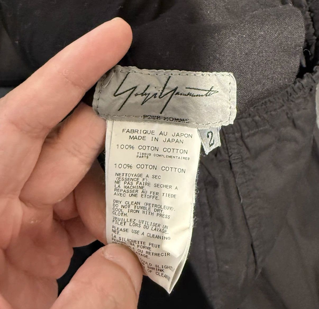 Yohji Yamamoto Yohji Yamamoto Classic Wool Drop-Crotch Pants Size US 32 / EU 48 - 4 Thumbnail