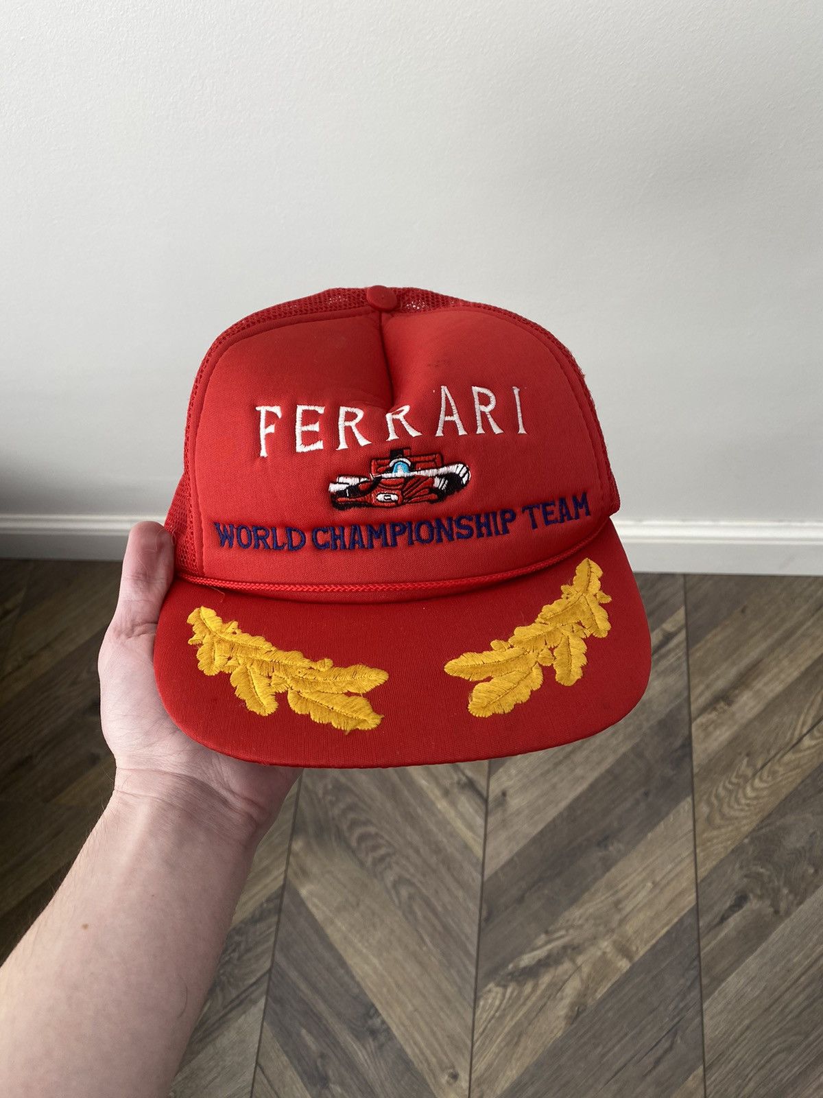 Ferrari × Vintage Vintage Ferrari World Championship Team 90s cap Size ONE SIZE - 4 Thumbnail