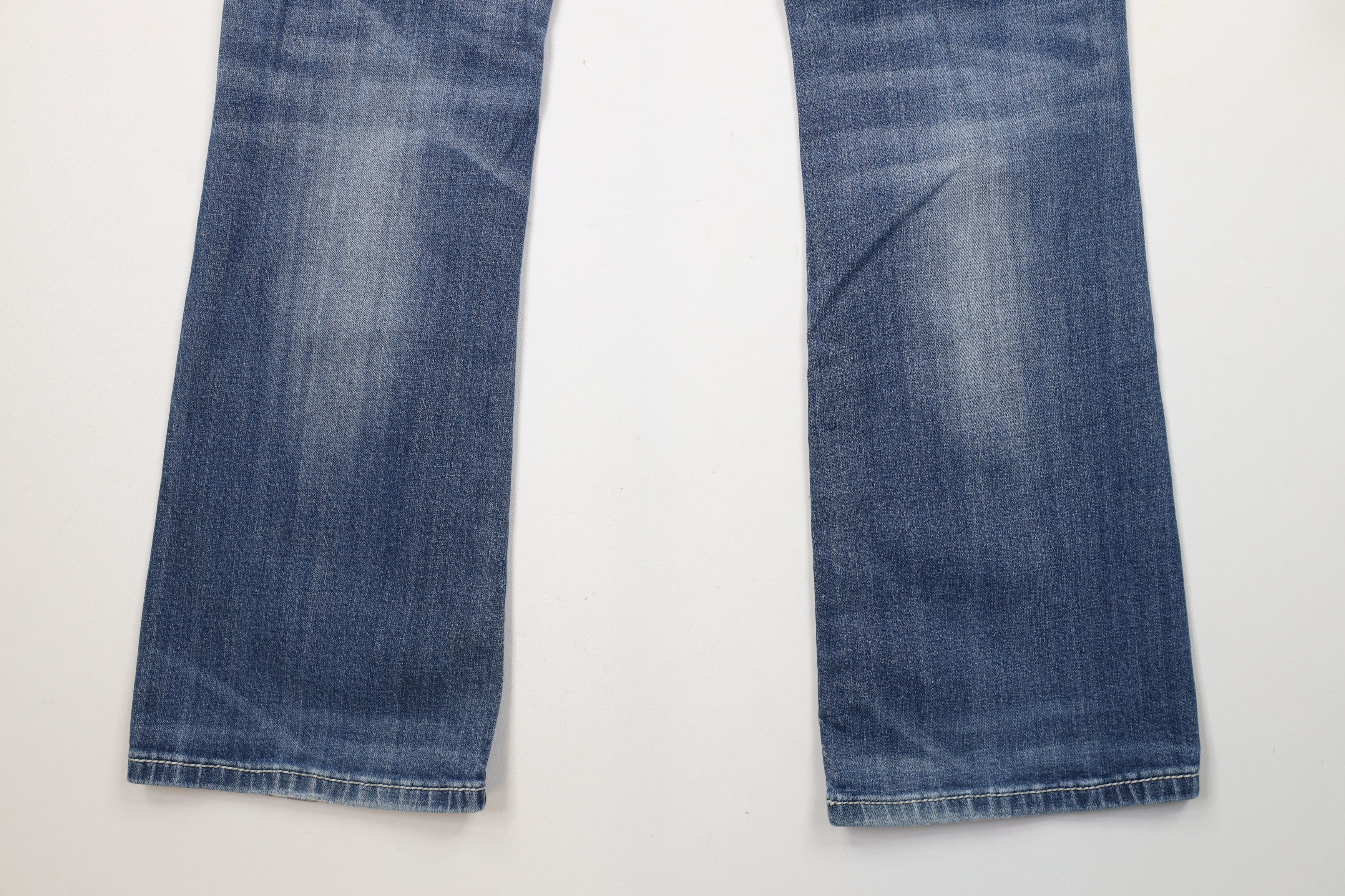Miss Me × Vintage Miss Me Thick Stitch Sequin Flared Bootcut Denim Jeans Size 29" - 12 Thumbnail