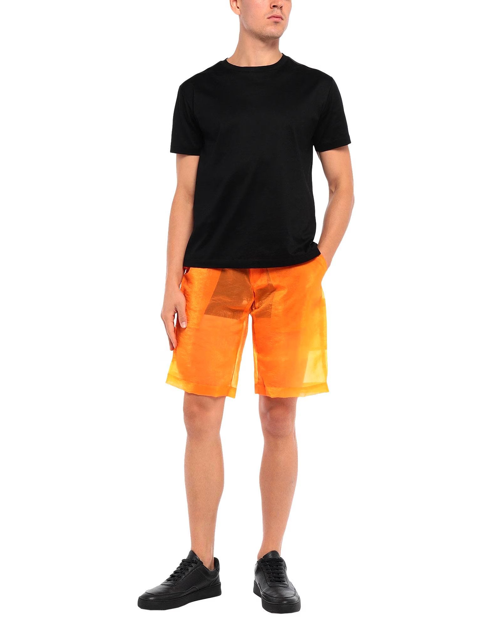 image of Gcds Orange Organza Bermuda Shorts Italy Size S Us 28 Waist, Men's