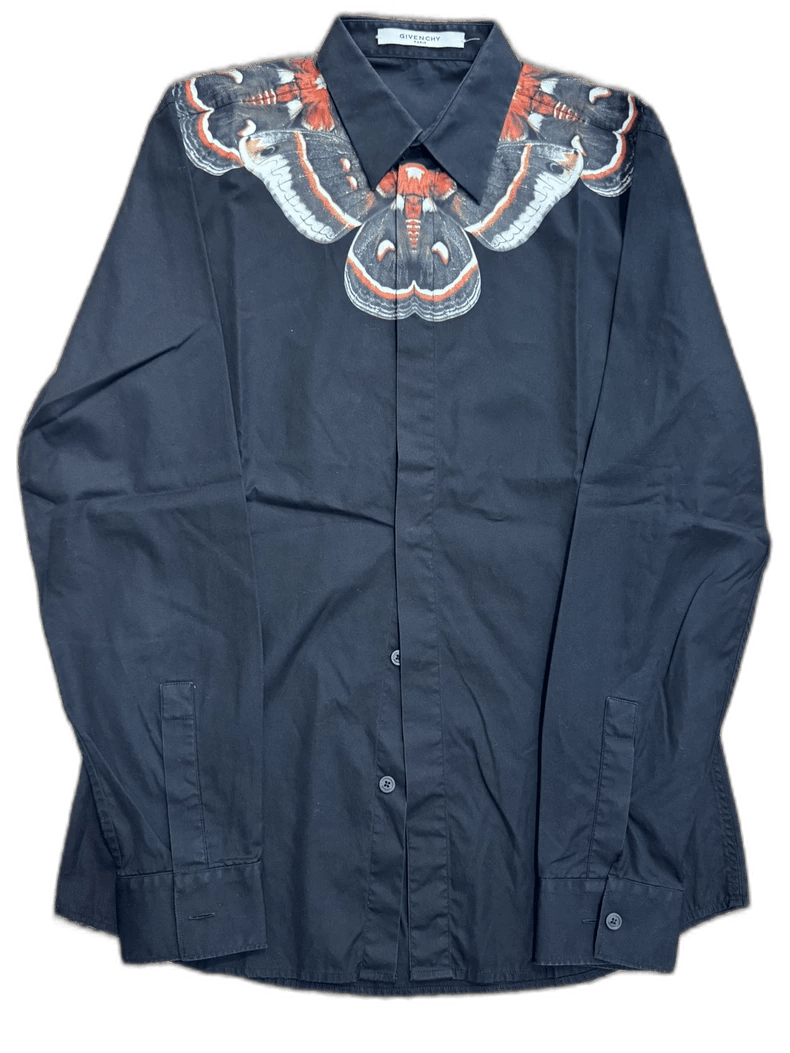Givenchy Givenchy Classic Butterfly Print Black Shirt Size XL / US 12-14 / IT 48-50 - 1 Thumbnail