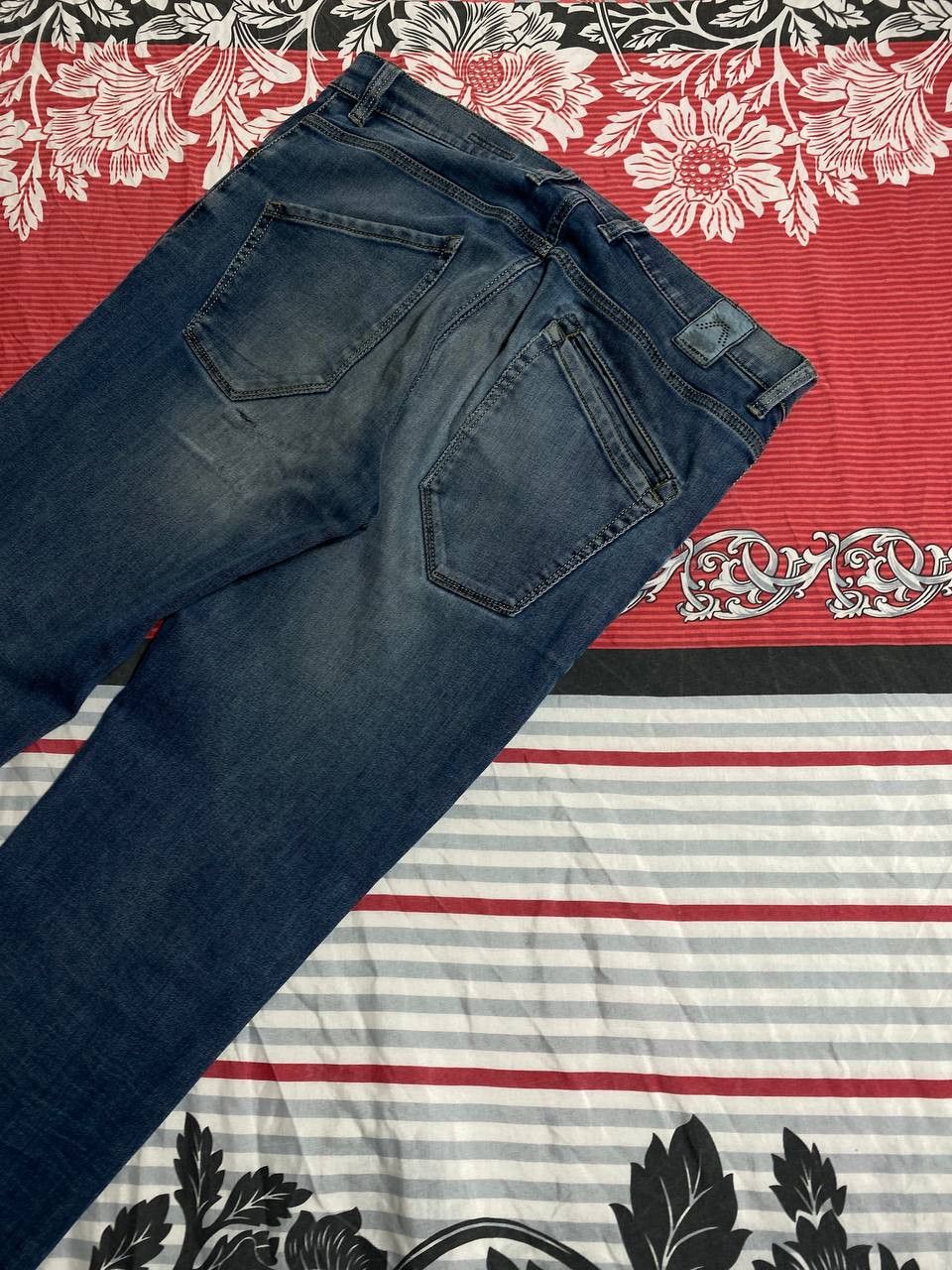 Alberto × Vintage Alberto Men Jeans Trousers Cotton REGULOR SLIM FIT Size US 35 - 18 Thumbnail