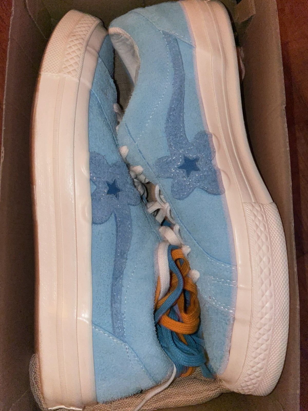 Converse × Golf le Fleur Golf Le Fleur Converse One Star Ox Bachelor Blue Size US 9 / EU 42 - 7 Thumbnail