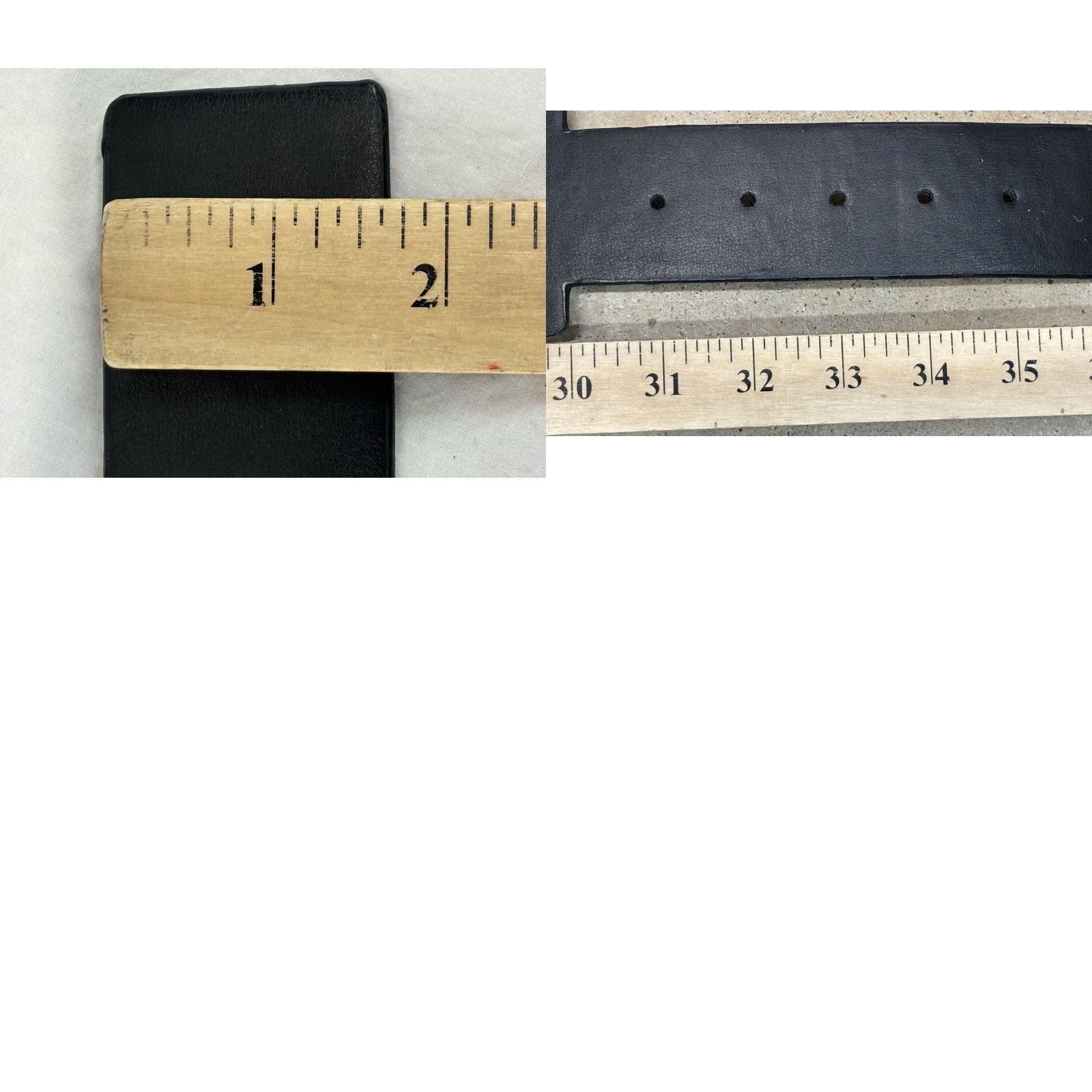 Vintage VINTAGE The W By Worth Collection Laser Cut Leather Belt Women’s Medium Black Extra Wide Size ONE SIZE - 8 Thumbnail