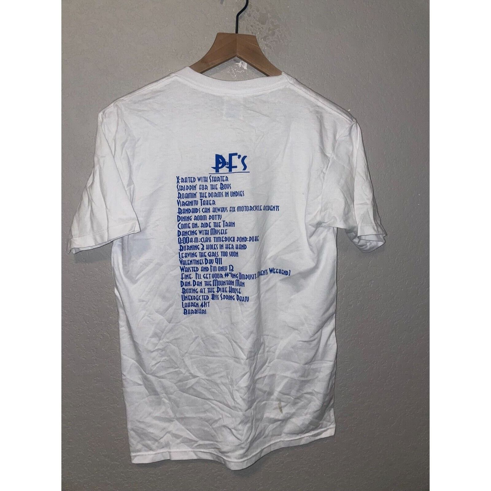 Jerzees Vintage College Shirt 914 PFG Virginity Taker Sexual Tee M Size US M / EU 48-50 / 2 - 6 Thumbnail