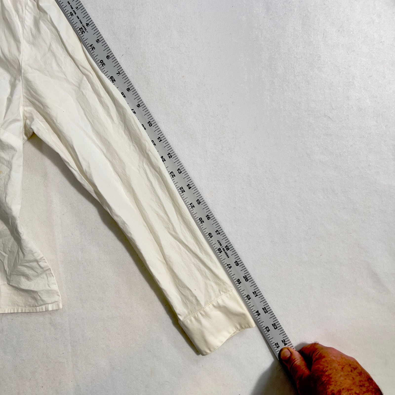 Other Button Shirt Ruched Style & Co Collection Woman 10P * PETITE Size L / US 10 / IT 46 - 5 Thumbnail