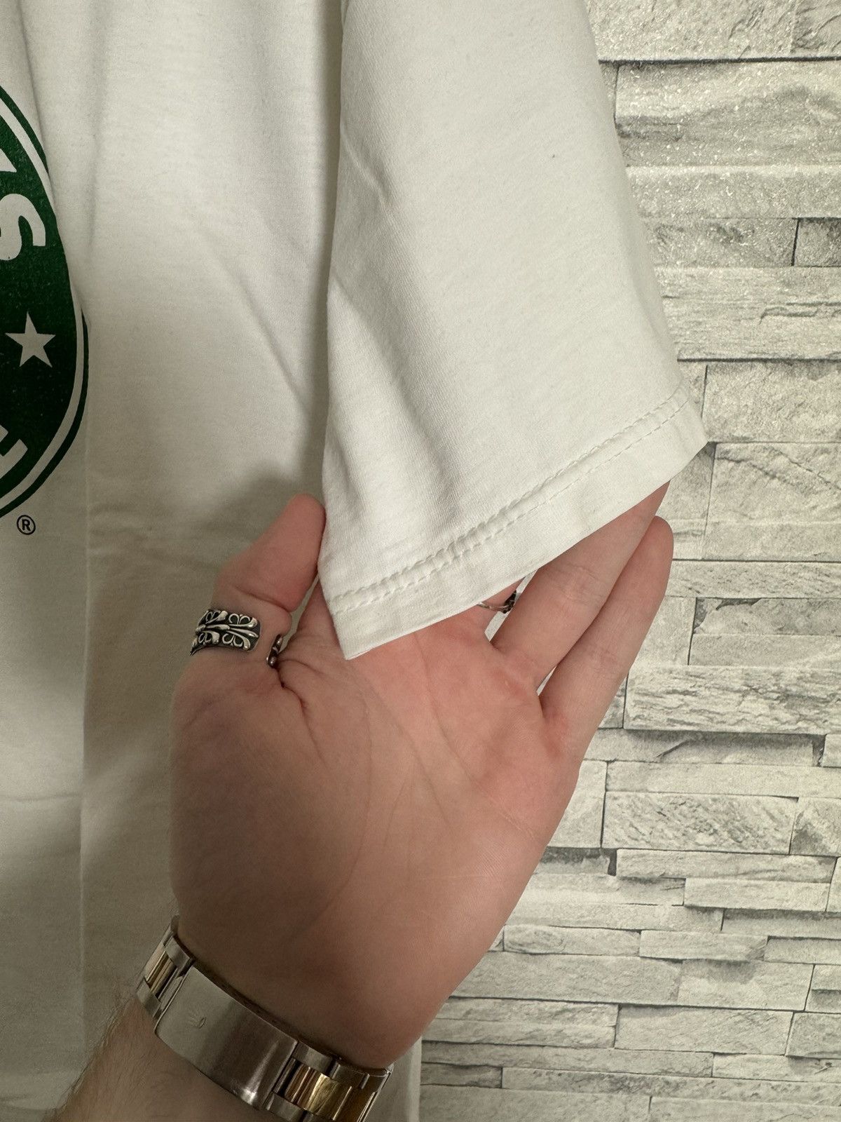 Jerzees Vintage Starbucks Coffee T-Shirt Jerzees Graphic M-L Size US M / EU 48-50 / 2 - 4 Thumbnail