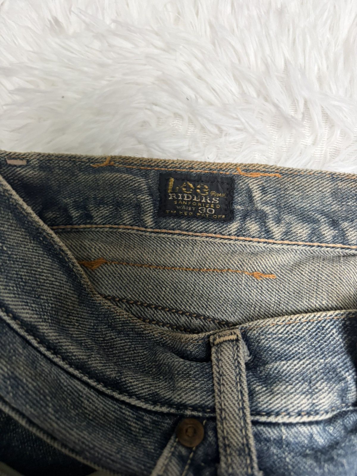 Vintage Vintage Lee Riders Cowboy Bootcut Flared Rusty Mudwash Jeans Size US 30 / EU 46 - 5 Thumbnail