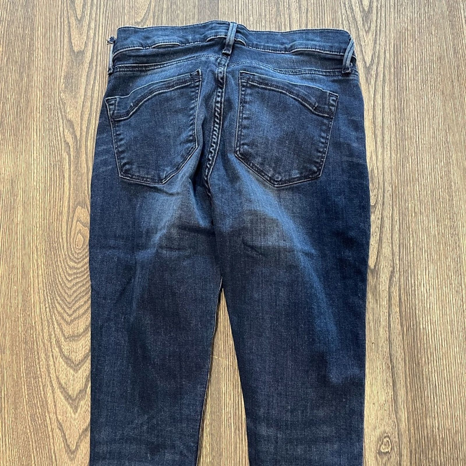 Express Express Supersoft Legging Jeans Mid Rise Denim Blue Size 4 Size 27" / US 4 / IT 40 - 14 Thumbnail