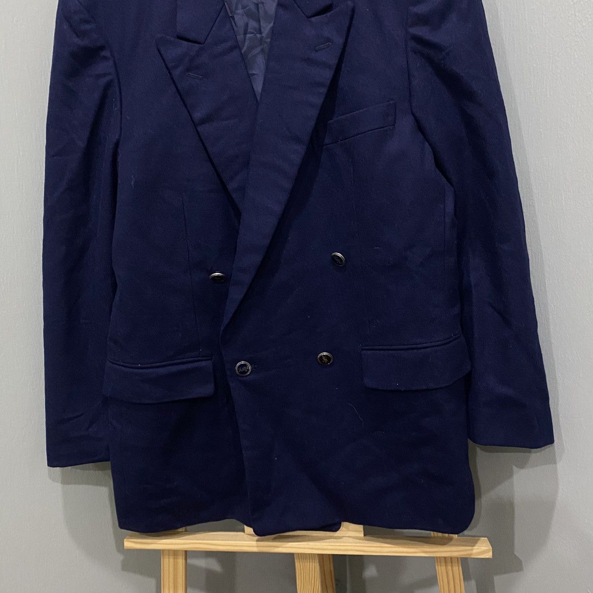 Yves Saint Laurent Vintage Yves Saint Laurent Double Breasted Blazer Jacket Size 40L - 5 Thumbnail