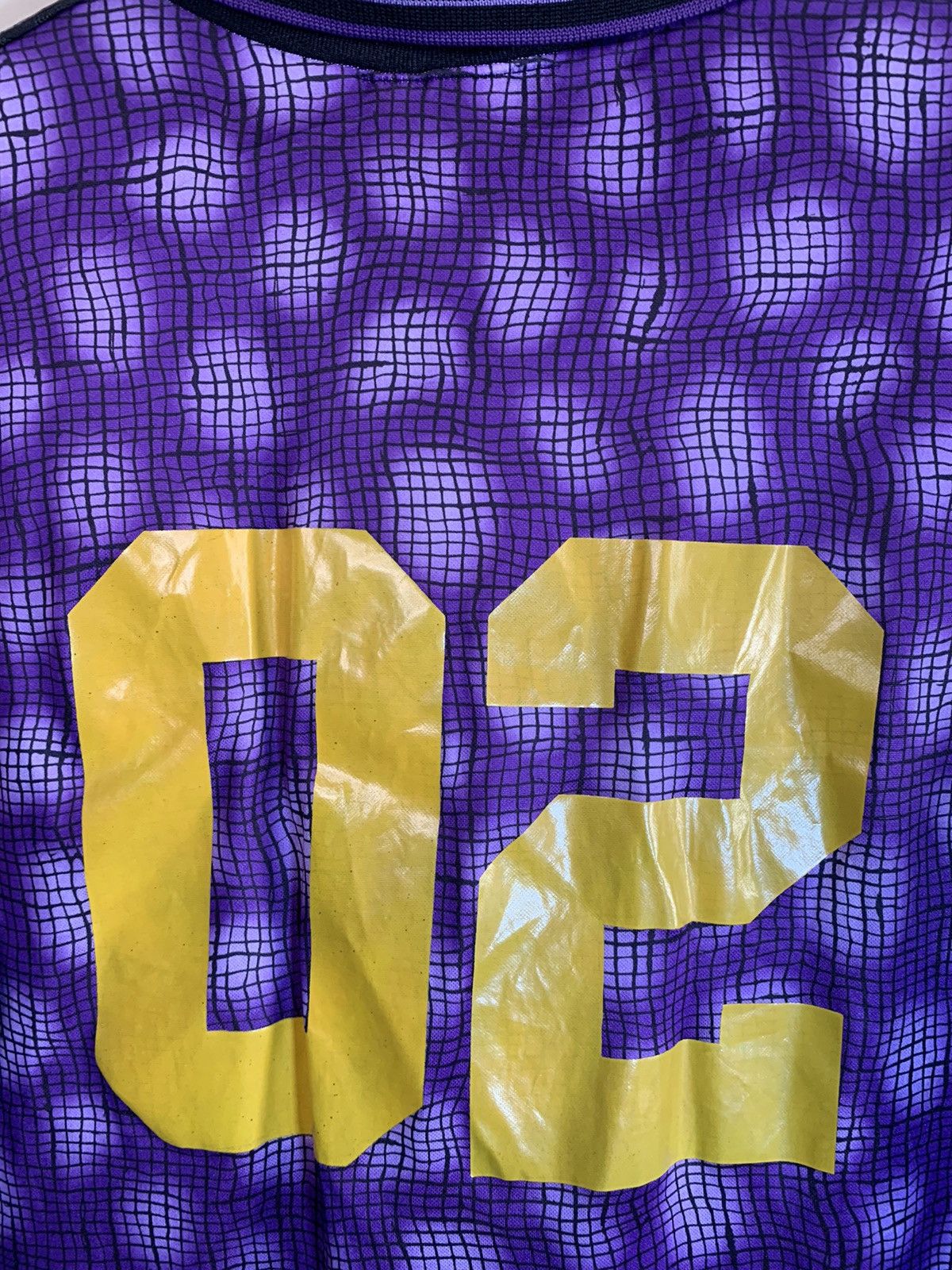 Vintage *RARE* Vintage Fractal Warped Grid AOP USA-Made Jersey - L Size US L / EU 52-54 / 3 - 6 Thumbnail