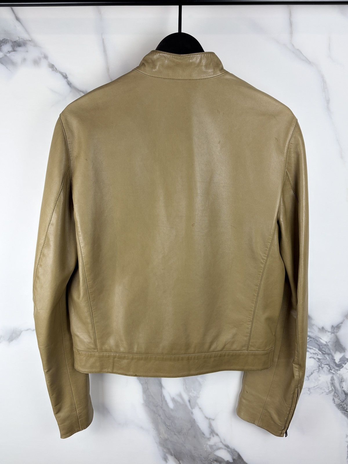 Gucci Gucci Tom Ford Double Zip Buckled Moto Leather Jacket Size US S / EU 44-46 / 1 - 4 Thumbnail