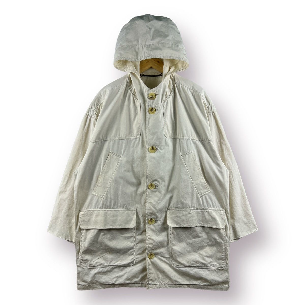 🔥 AQUASCUTUM MADE IN ENGLAND HOODED HEAVY COAT