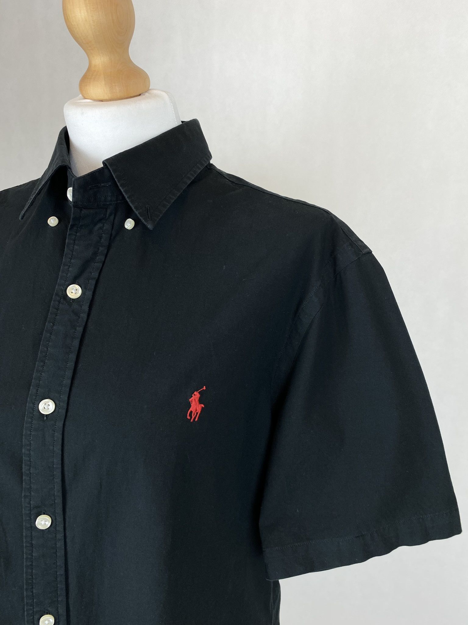 Polo Ralph Lauren × Ralph Lauren × Vintage polo ralph laurem shirt new collection short sleeve qr code Size US L / EU 52-54 / 3 - 3 Thumbnail