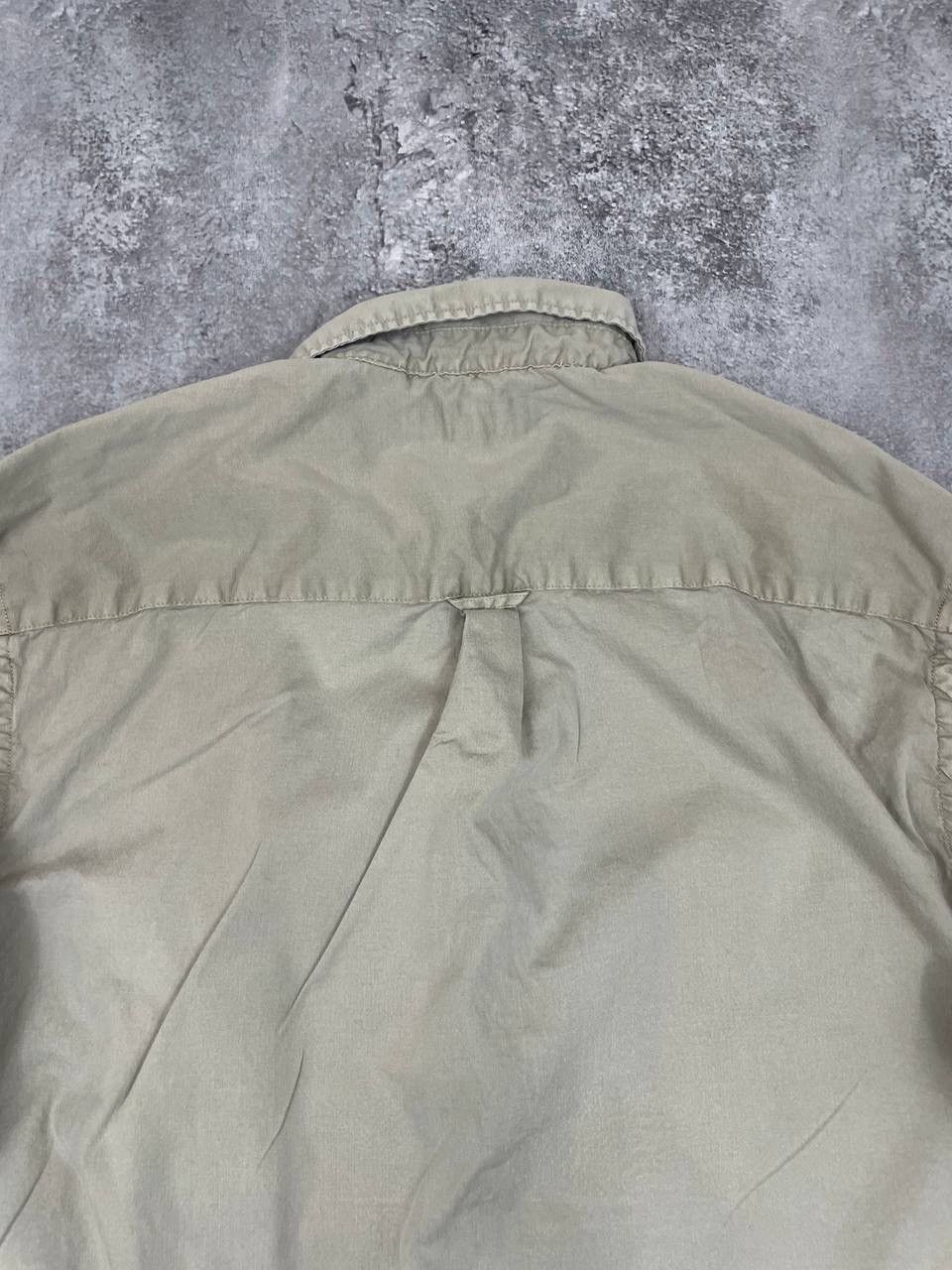 Allsaints AllSaints Men Cotton Button Up Shirt Beige Long Sleeve SizeM Size US M / EU 48-50 / 2 - 8 Thumbnail