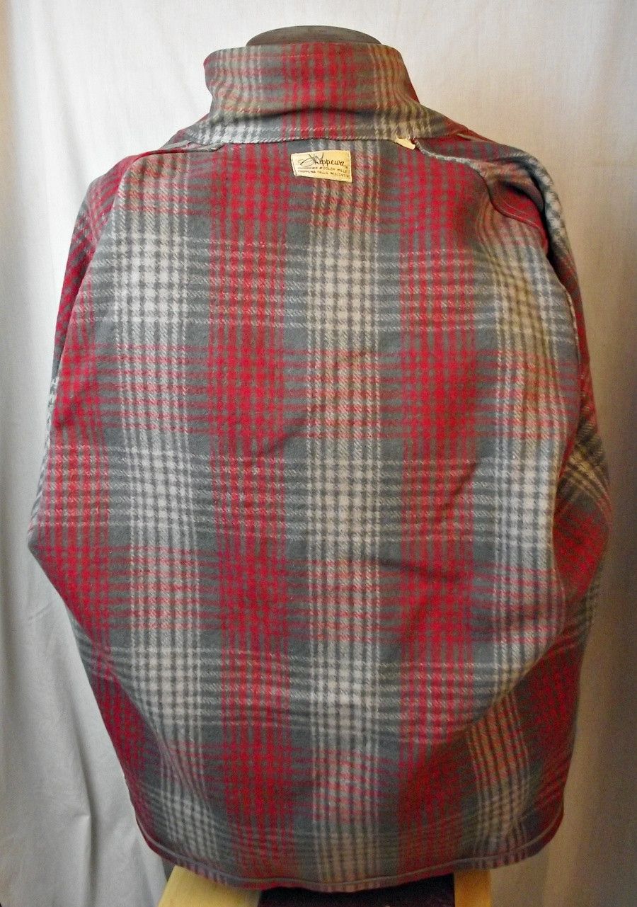 Other 1950s Vintage Chippewa Woolen Mills Mens Wool Shirt Jacket Size US L / EU 52-54 / 3 - 8 Thumbnail