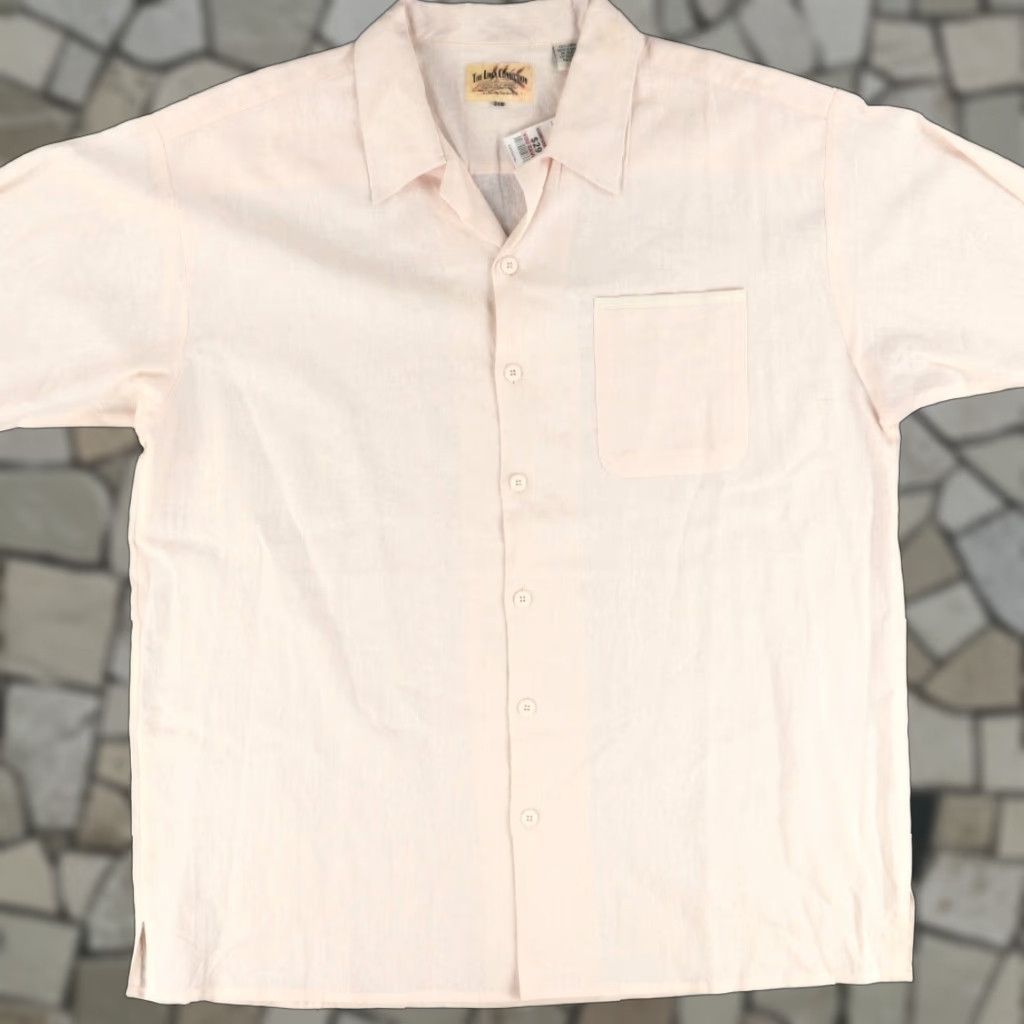 Vintage VTG Linen Solid Button Up Shirt Pink Men 3XB The Linen Connection Shirt VTG Mens Button Up 3XB Pink Linen Solid Size US XXL / EU 58 / 5 - 1 Thumbnail