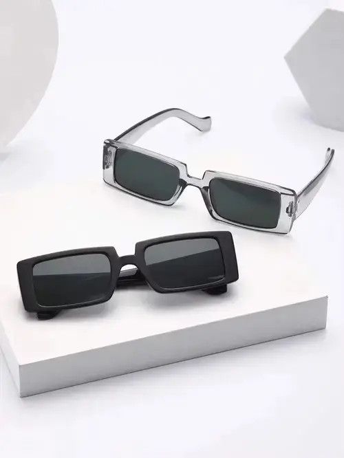 Electric Visual Y2K Retro Punk Kurt Cobain Style Sunglasses 2 Piece Set Size ONE SIZE - 3 Thumbnail