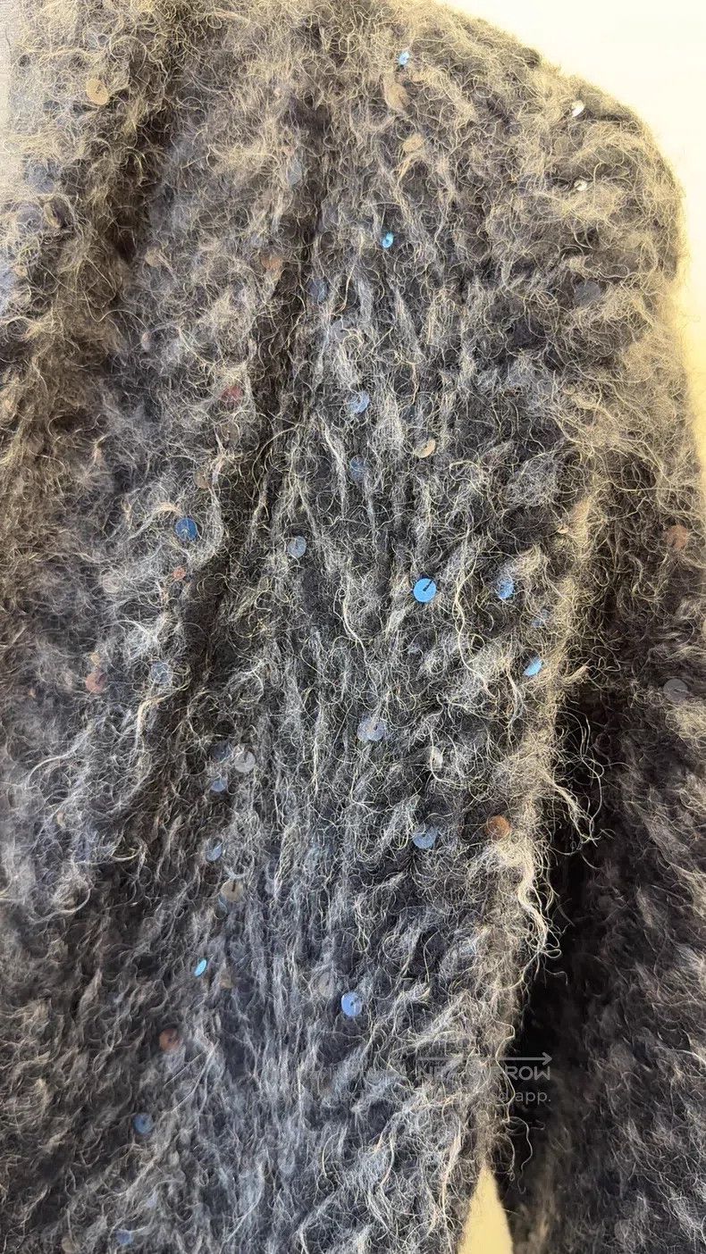 Brunello Cucinelli Brunello Cucinelli Sequined Cashmere Mohair Sweater Coat Size S / US 4 / IT 40 - 5 Thumbnail