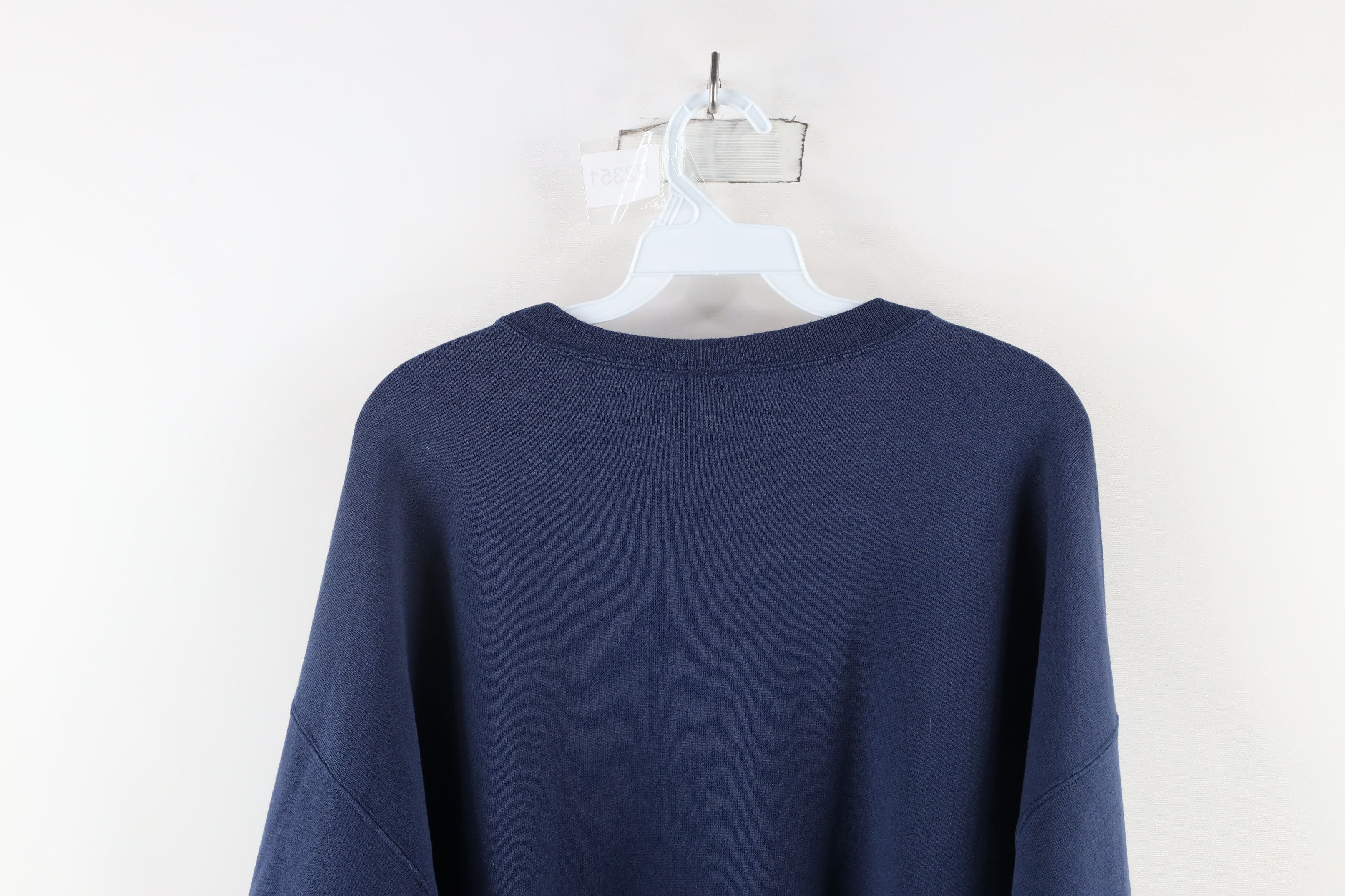 Champion × Vintage Vintage 90s Champion Spell Out Crewneck Sweatshirt Blue Size US XL / EU 56 / 4 - 9 Thumbnail