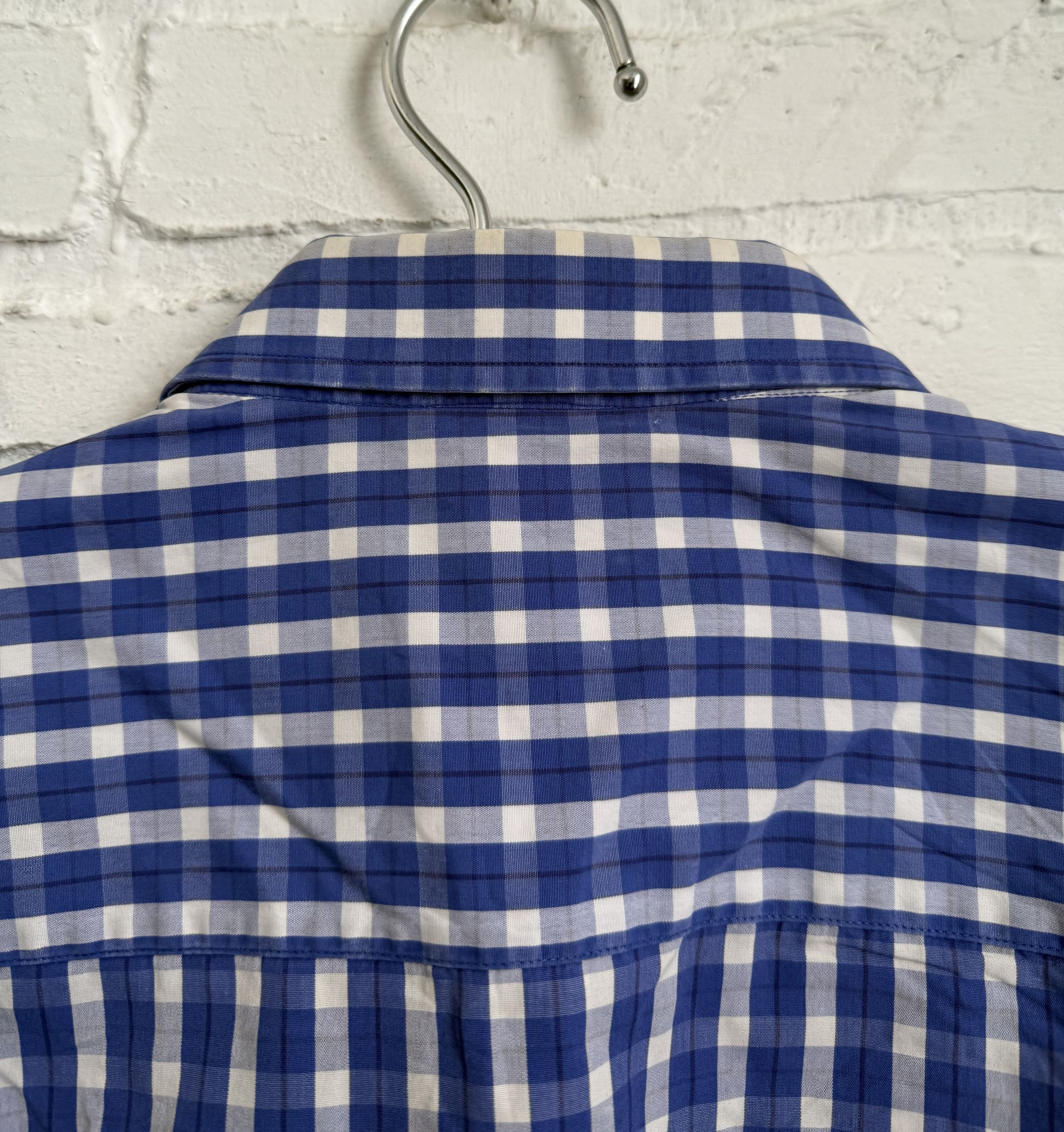 Gucci Vintage 90s GUCCI Tom Ford era Gingham checked cotton shirt Size US XL / EU 56 / 4 - 12 Thumbnail