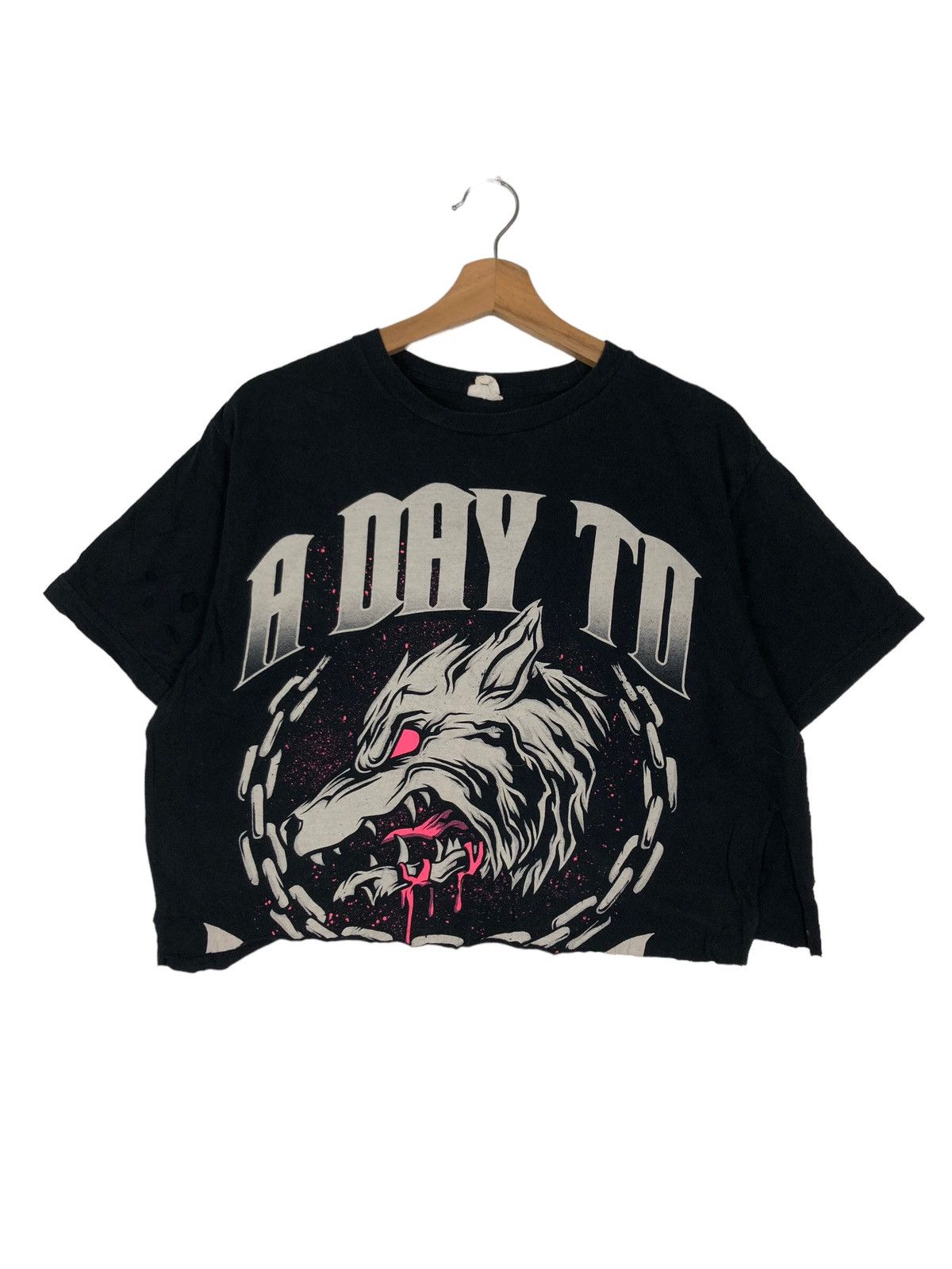 Band Tees 🔥Pick Distressed Seditionaries Cropped Tee Band A Day To Size US M / EU 48-50 / 2 - 1 Thumbnail