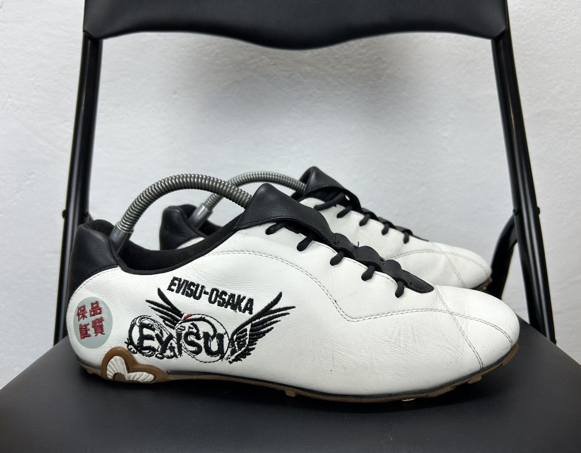 Evisu × Japanese Brand × Vintage Evisu vintage leather low top sneakers size 42 Size US 9 / EU 42 - 2 Thumbnail