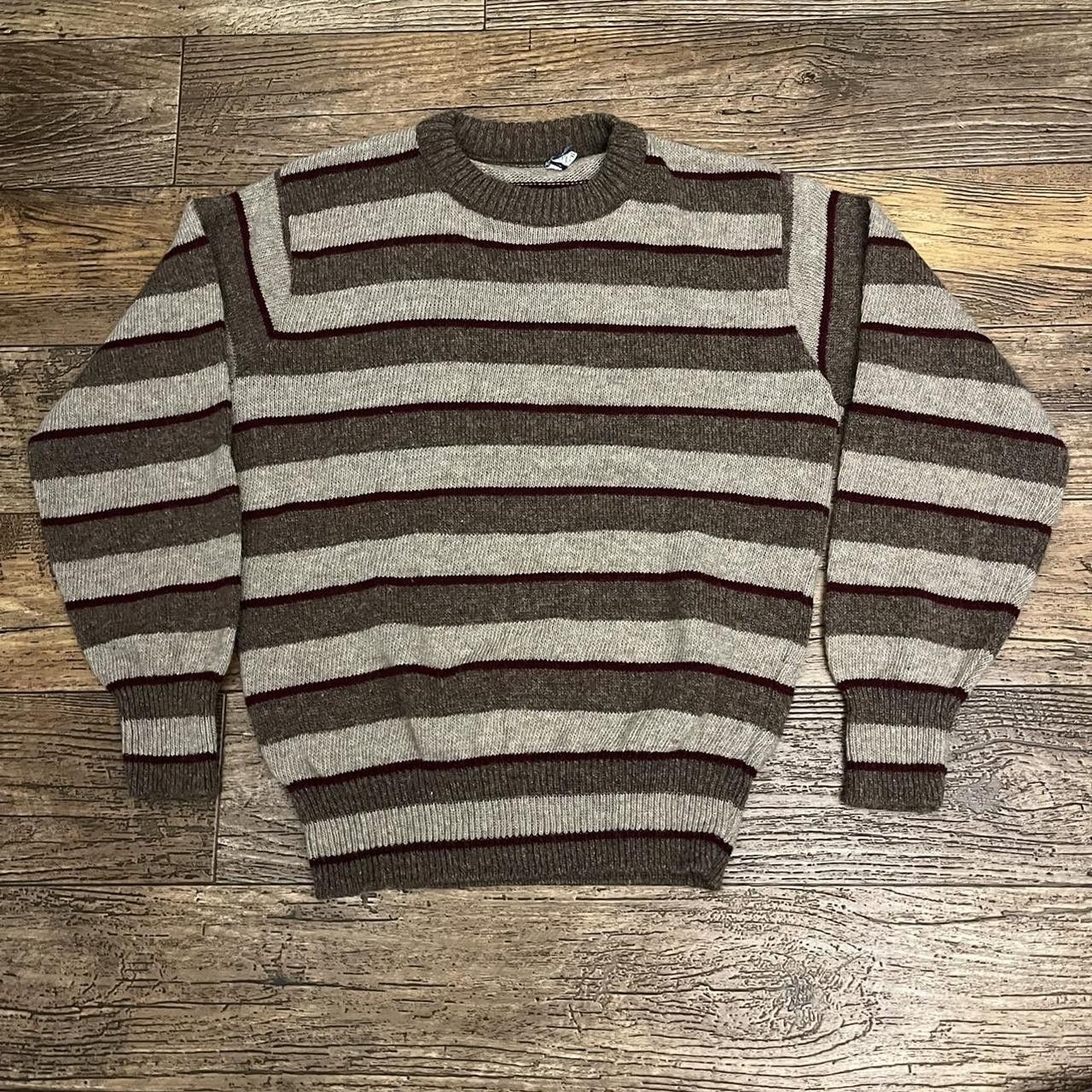 Vintage Vintage 90’s Striped Sweater. Size XL / US 12-14 / IT 48-50 - 1 Thumbnail