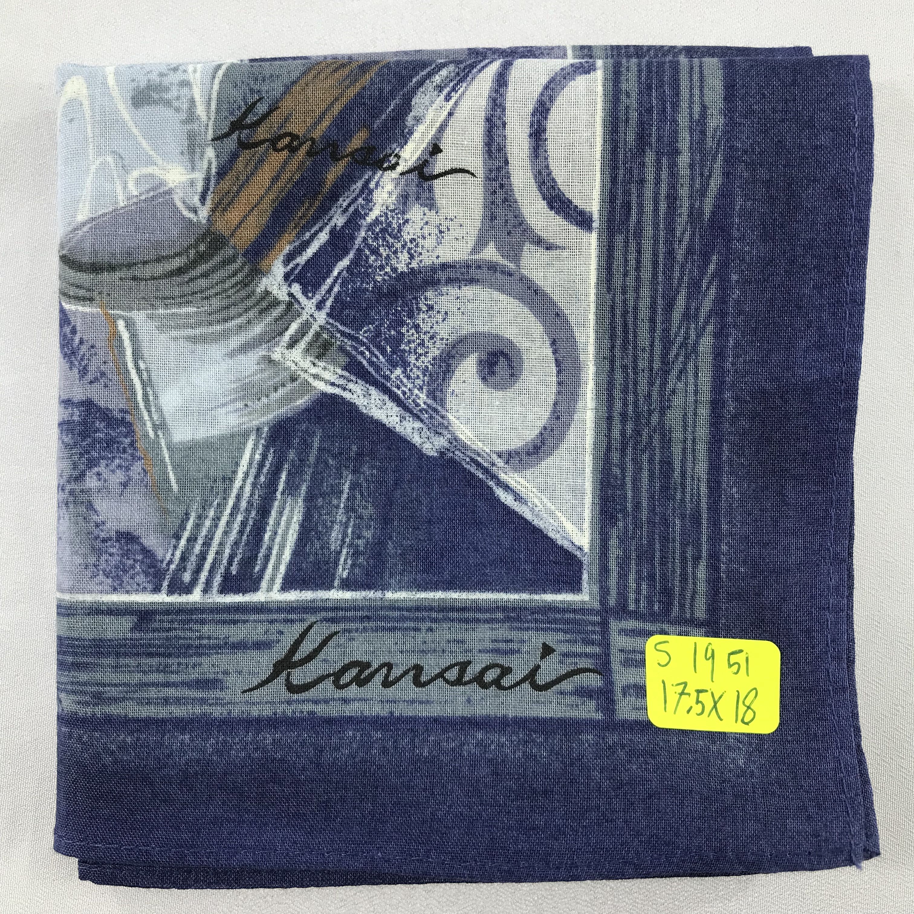 Kansai Yamamoto × Vintage Kansai Bandana / Handkerchief / Neckerchief - S1951 Size ONE SIZE - 5 Thumbnail