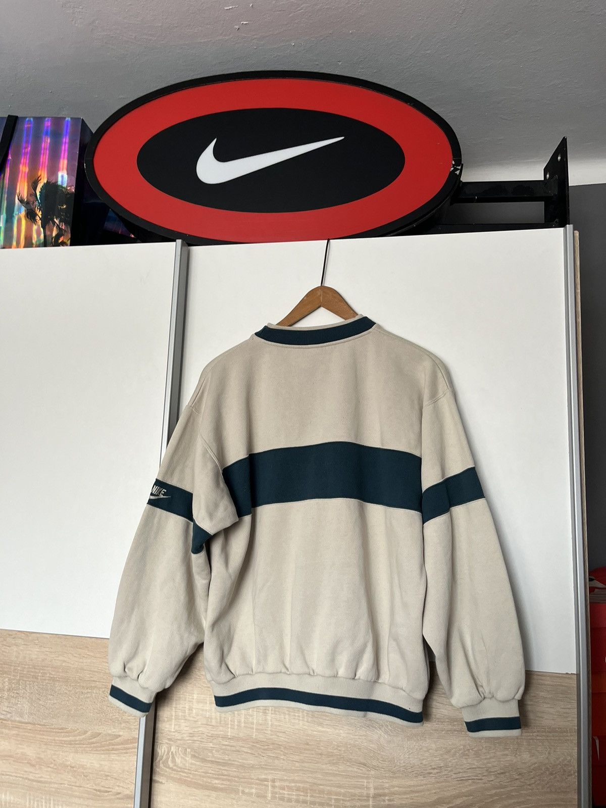 Nike × Vintage Vintage 90’s Nike Blue Ribbon Sports Oregon College Sweater Size US M / EU 48-50 / 2 - 5 Thumbnail