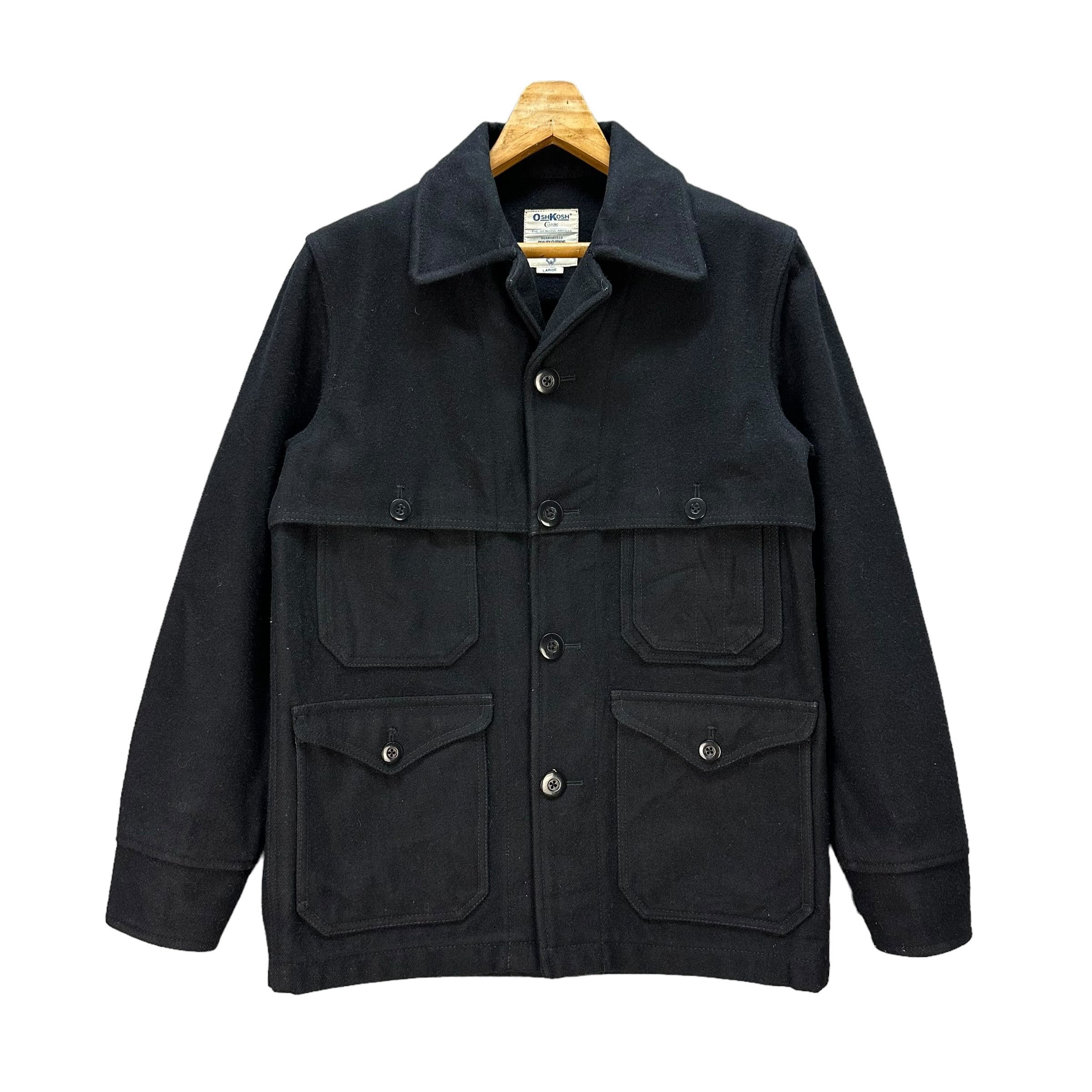 Oshkosh OSHKOSH Classic Multipocket Wool Jacket #A37-0850 Size US L / EU 52-54 / 3 - 1 Thumbnail