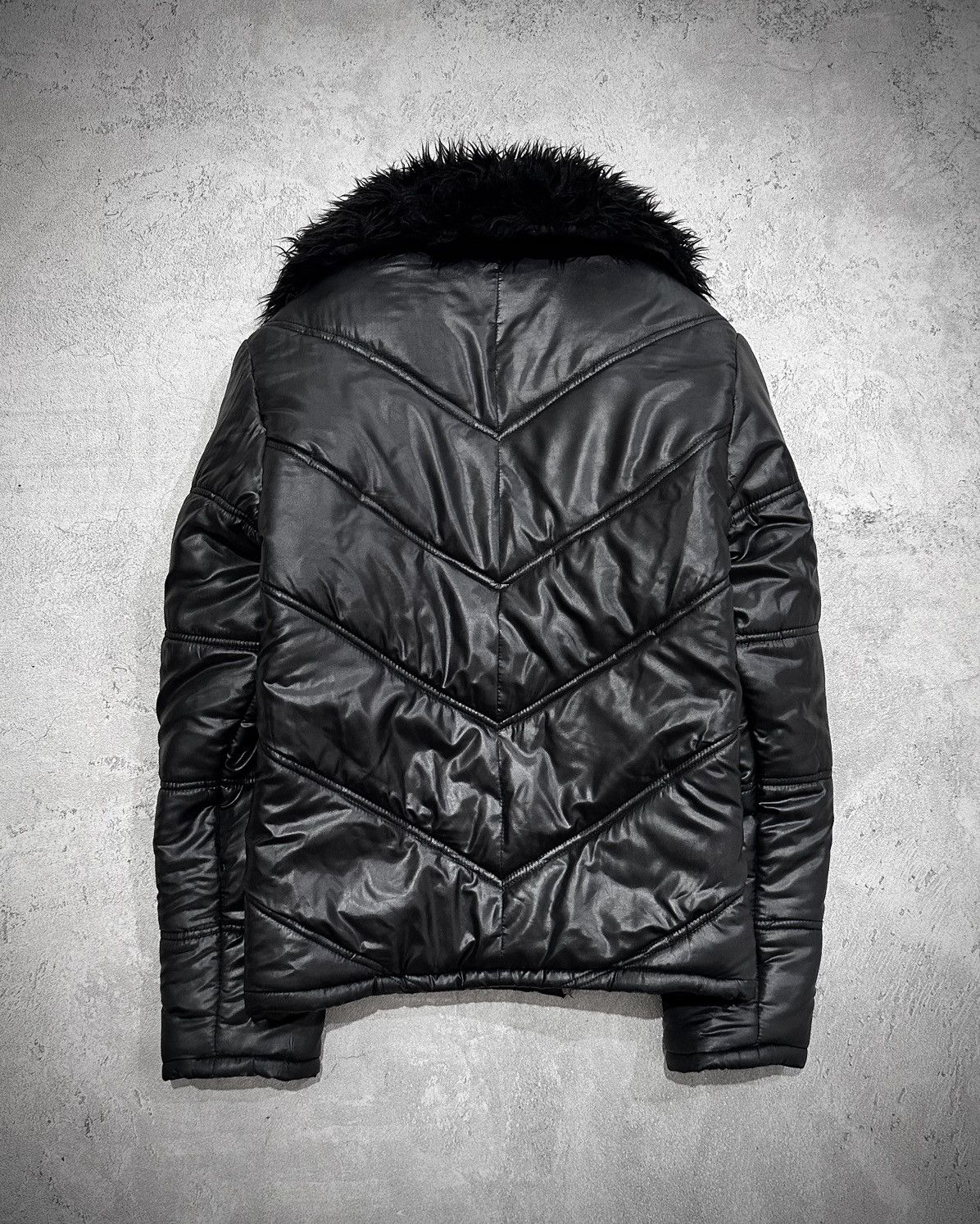 JACKROSE Jackrose Vkei Fur Neck Jacket Kmrii Isamukatayama Style Size US M / EU 48-50 / 2 - 5 Thumbnail
