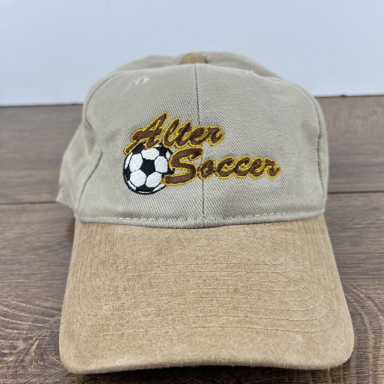 Other Alter Knights Soccer Hat Tan Brown Hat Adjustable Snapback A Size ONE SIZE - 5 Thumbnail