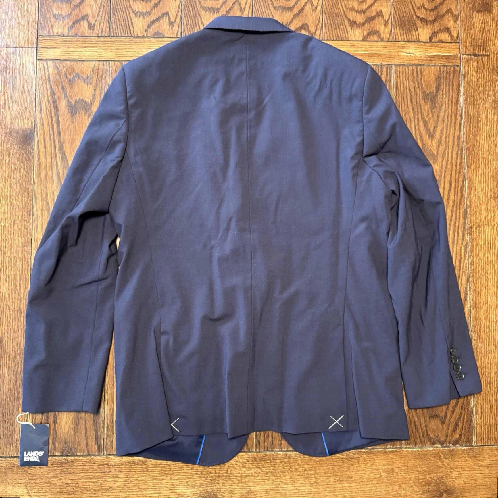 Lands' End Men's American Airlines Land's End Navy Traditional Fit Blazer Size 42 New Size 42R - 7 Thumbnail
