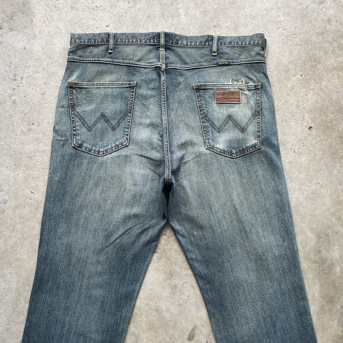 Wrangler W40 Vintage Wrangler Jeans MudWash Faded Denim Pants Size US 40 / EU 56 - 8 Thumbnail