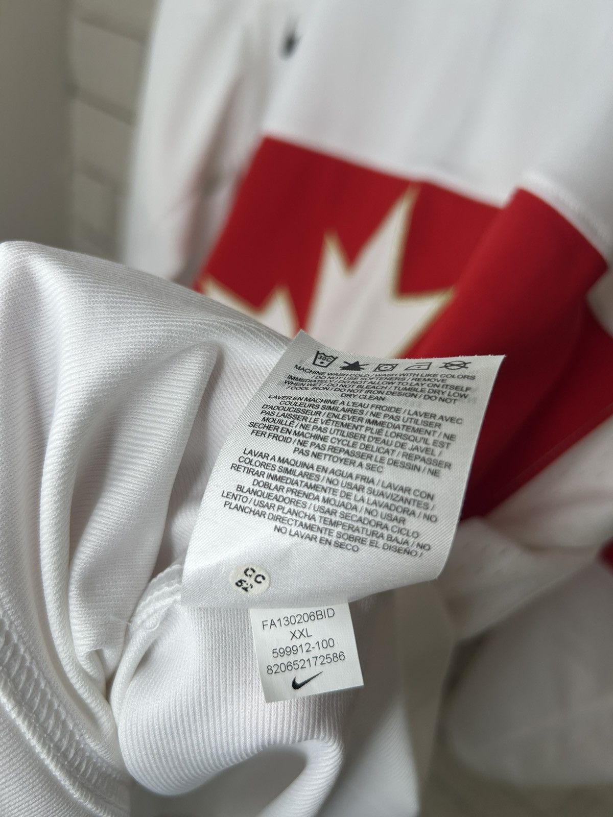 Nike Nike Team Canada 2014 Olympic IIHF Hockey Jersey Size US XXL / EU 58 / 5 - 15 Thumbnail