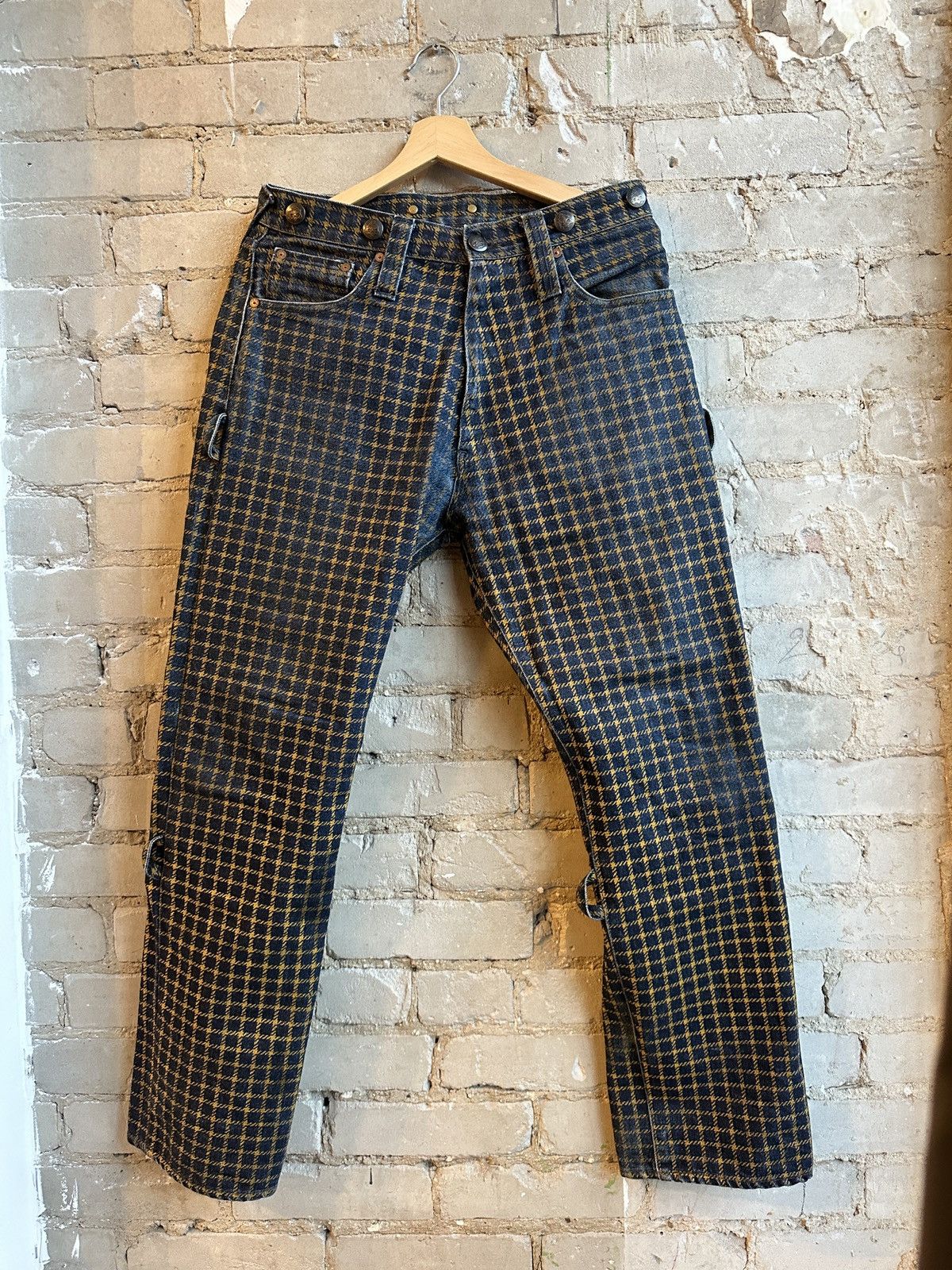 Evisu Vintage Evisu Private Stock Check Jeans Size US 31 - 4 Thumbnail