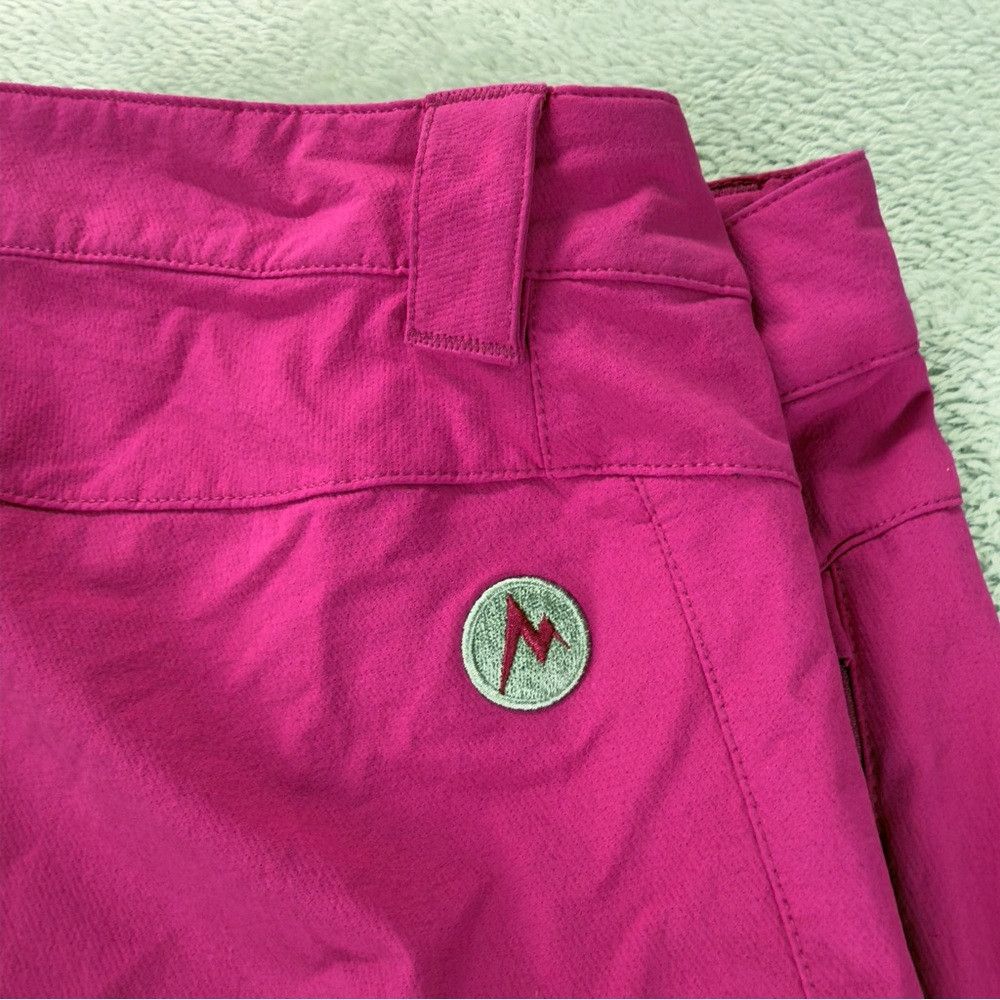 Marmot Marmot Women sz 14 (XXL) Pink Wide Leg Snowboard Ski Pants Size 35" - 4 Thumbnail