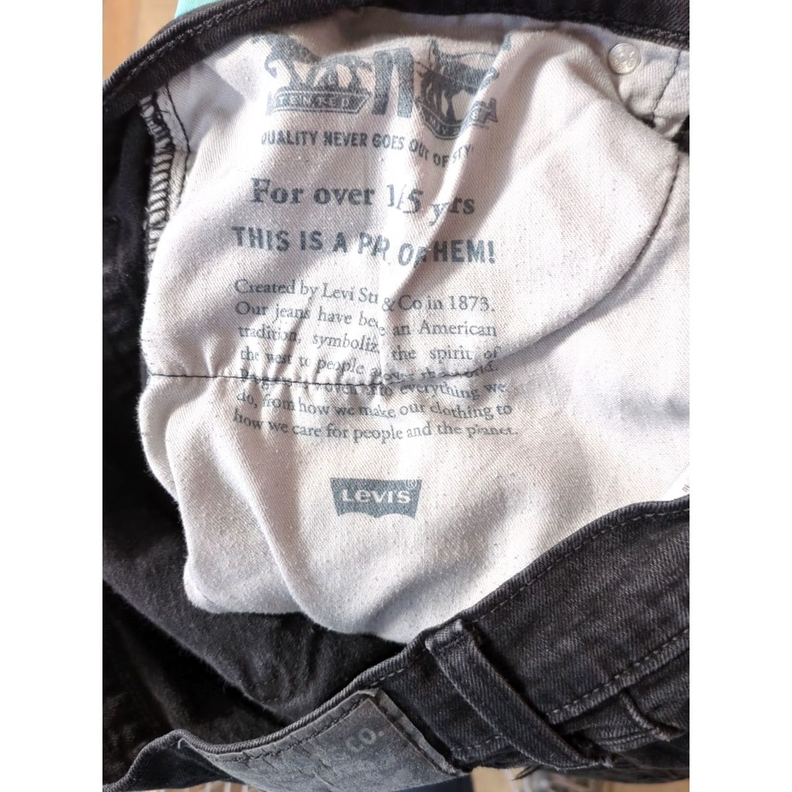 Levi's VINTAGE Levi's Waterless 559 Jeans 36x32 Mens Black Straight Jeans Mens Regular Size 36x32 Black Levi's 559 Jeans 90s? Size US 36 / EU 52 - 8 Thumbnail