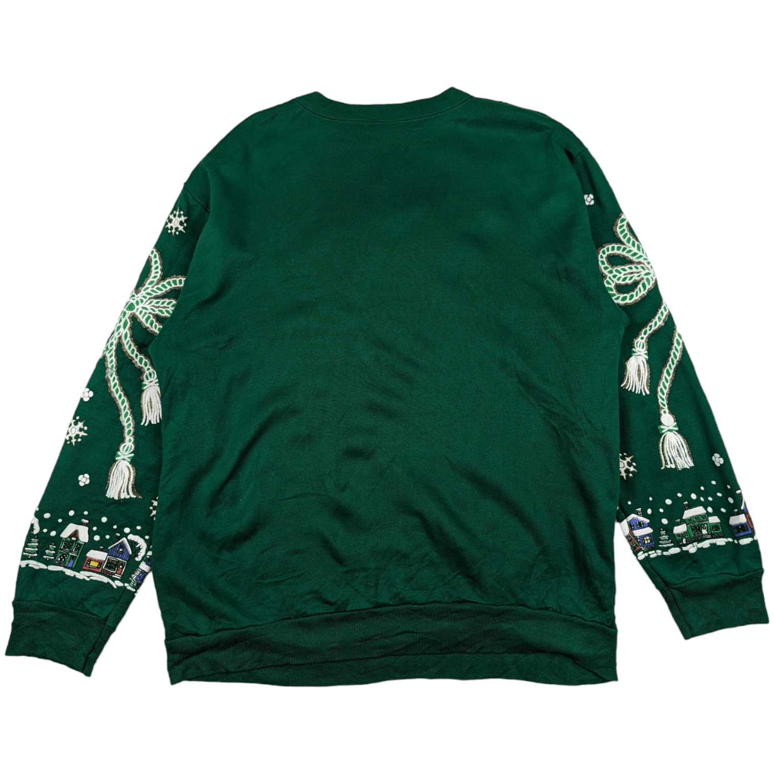 Vintage Vintage 90's SANTA CLAUS Christmas Full Print Jumper Size US L / EU 52-54 / 3 - 9 Thumbnail