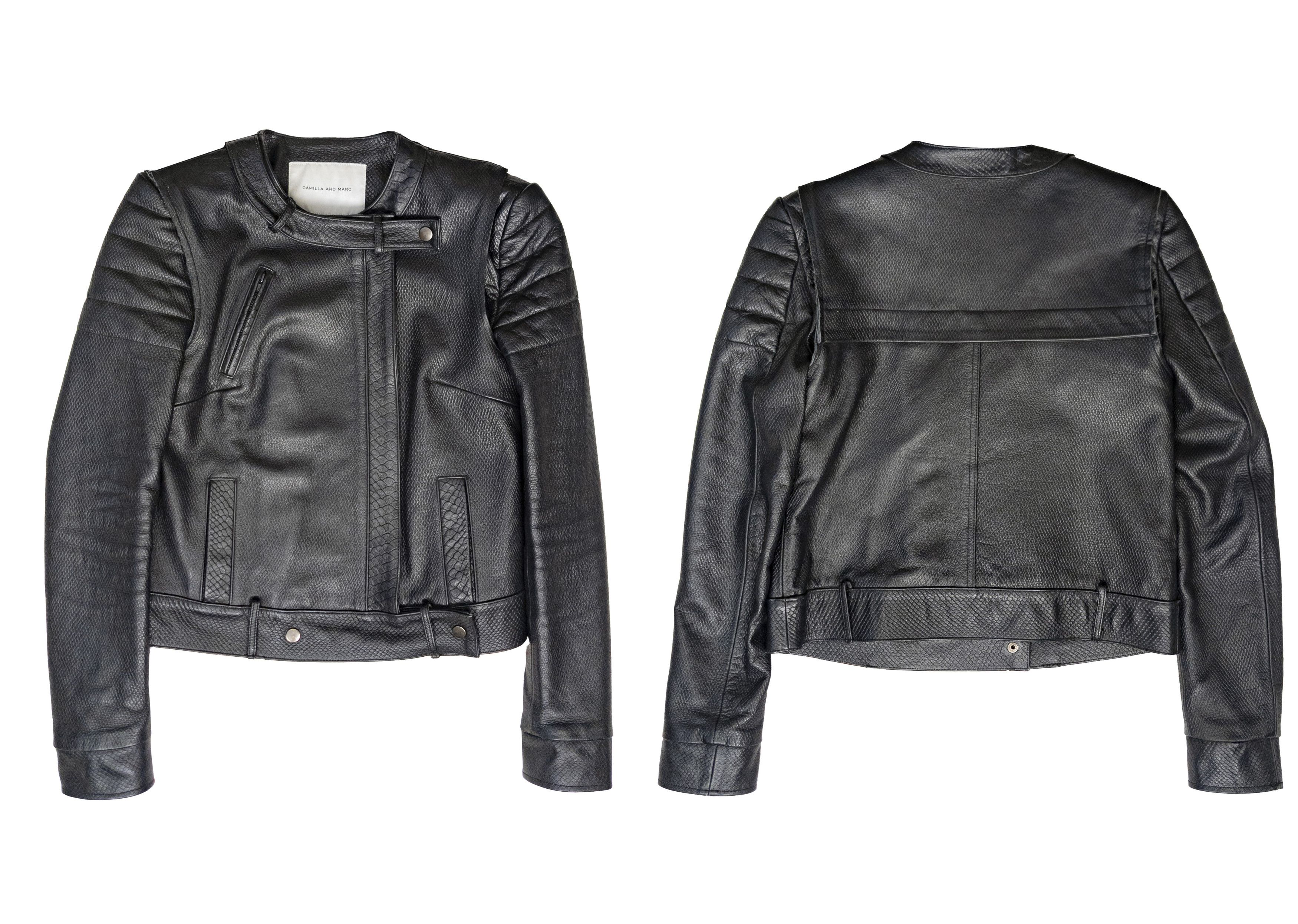 Other Designer Leather Biker Jacket Camilla and Marc Size XS / US 0-2 / IT 36-38 - 2 Thumbnail