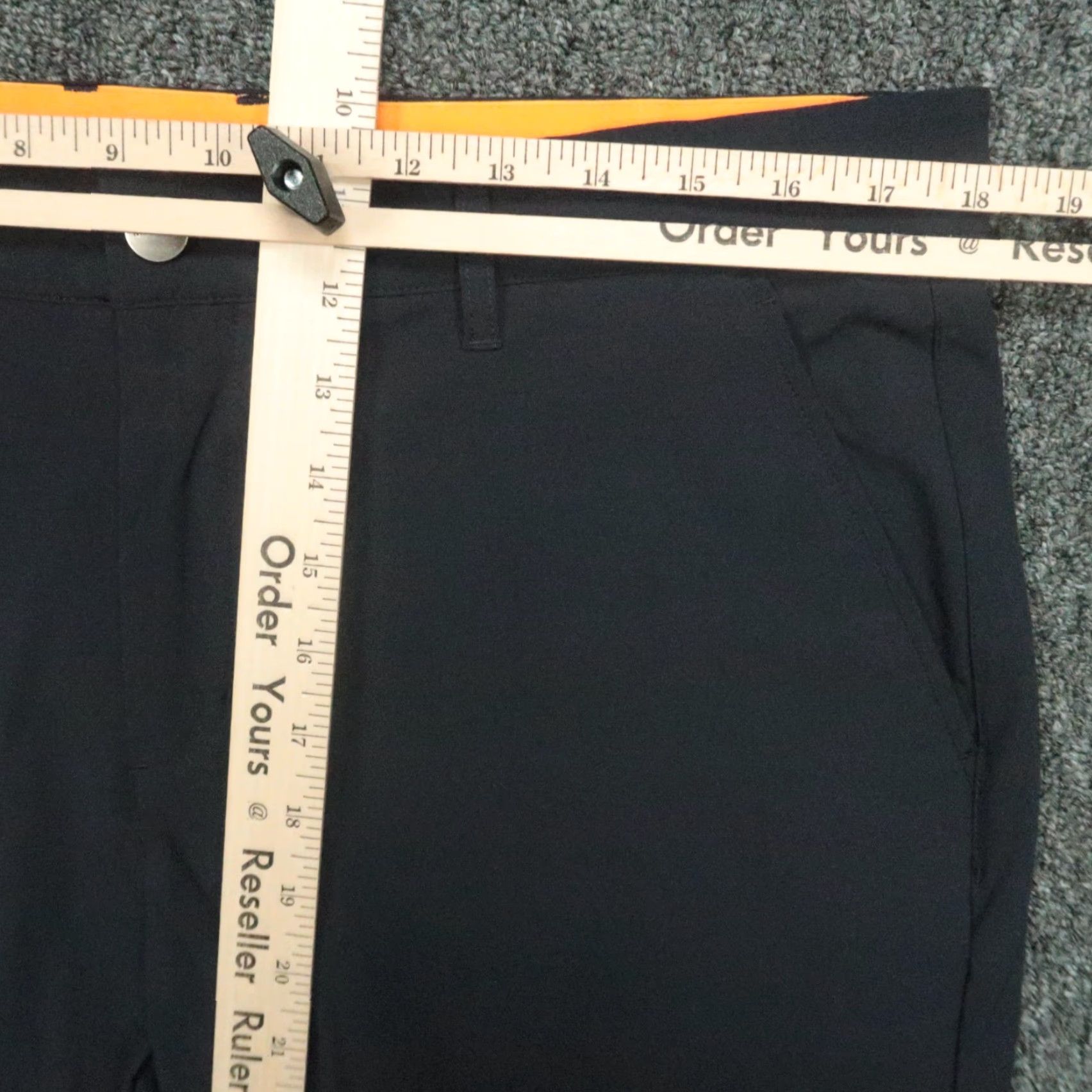 Vintage Macade Pants Men 36x32 Blue Slim Fit Tapered Chino Nylon Spandex Lightweight Pockets Belt Loops Size US 36 / EU 52 - 7 Thumbnail