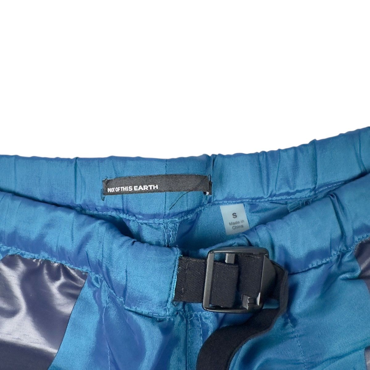 Pacsun Not Of This Earth Blue Climber Shorts Tracey Mills PACSUN Size US 31 - 3 Thumbnail