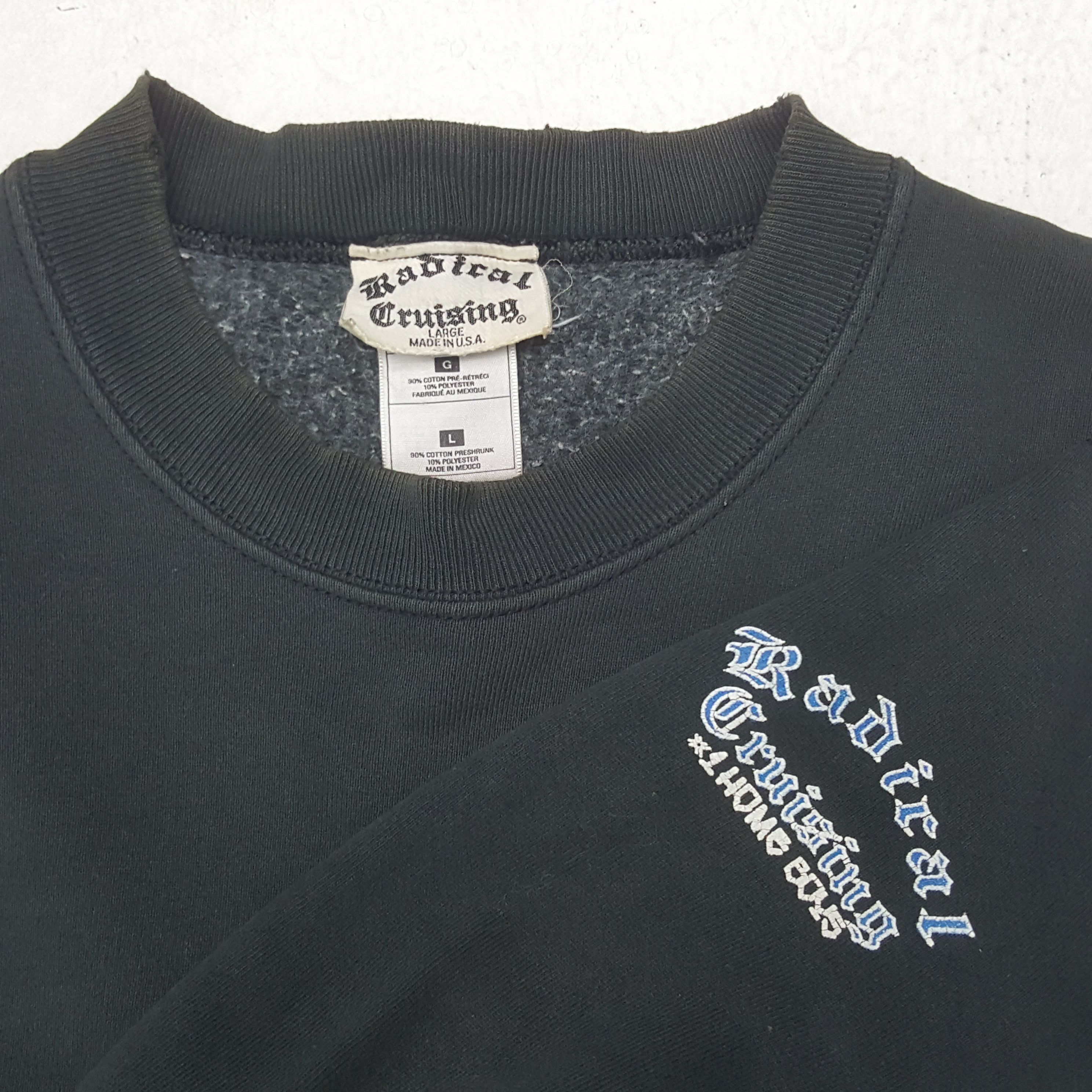 Vintage Vintage Radical Cruising Hip-hop Style Sweatshirt C289N15 Size US M / EU 48-50 / 2 - 6 Thumbnail