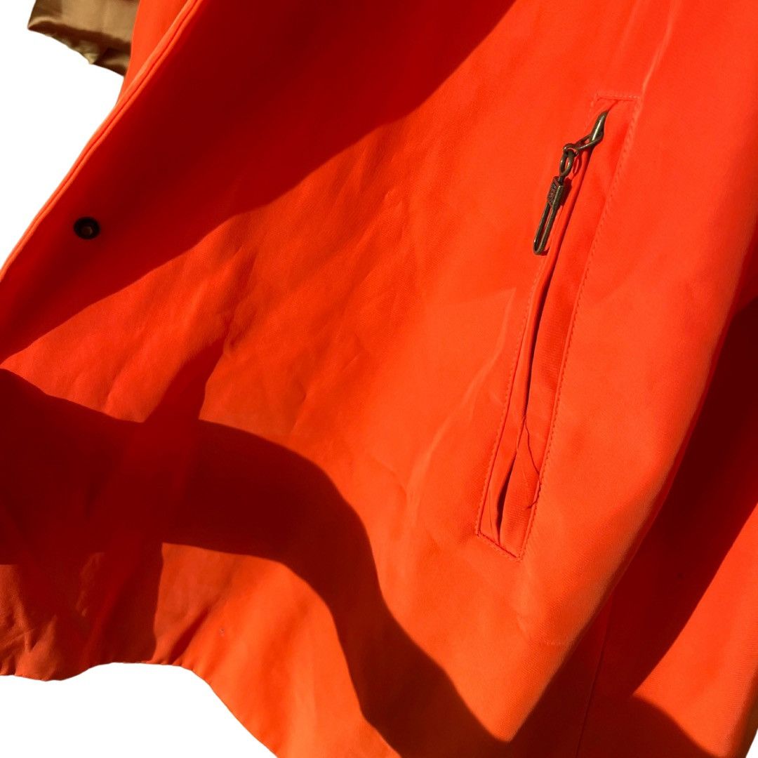 Anne Klein Bright Orange and Gold Trench Coat Size XL / US 12-14 / IT 48-50 - 3 Thumbnail