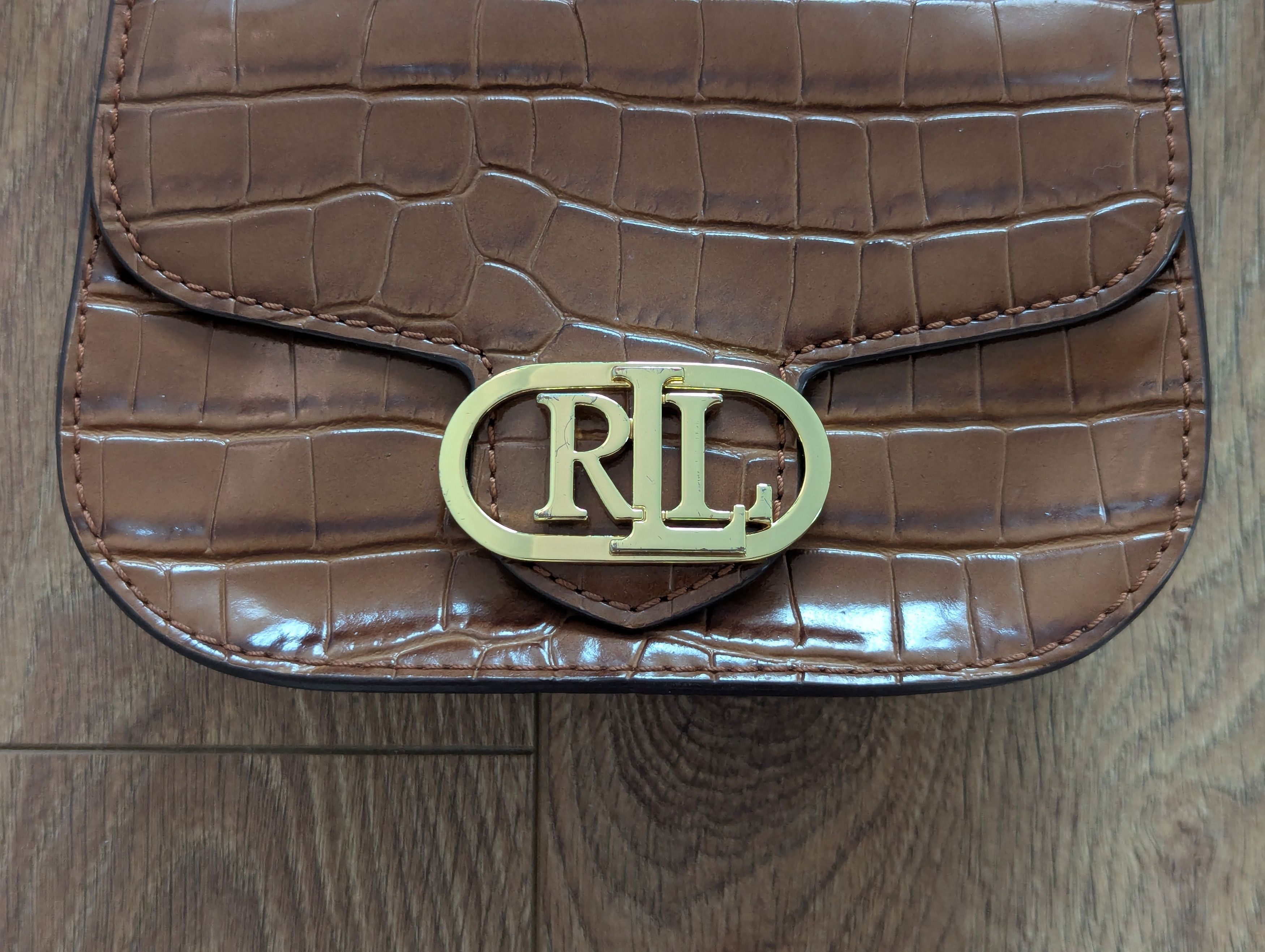 Lauren Ralph Lauren × Leather LAUREN RALPH LAUREN Addie Cross Body Bag Cow Leather Luxury Size ONE SIZE - 5 Thumbnail