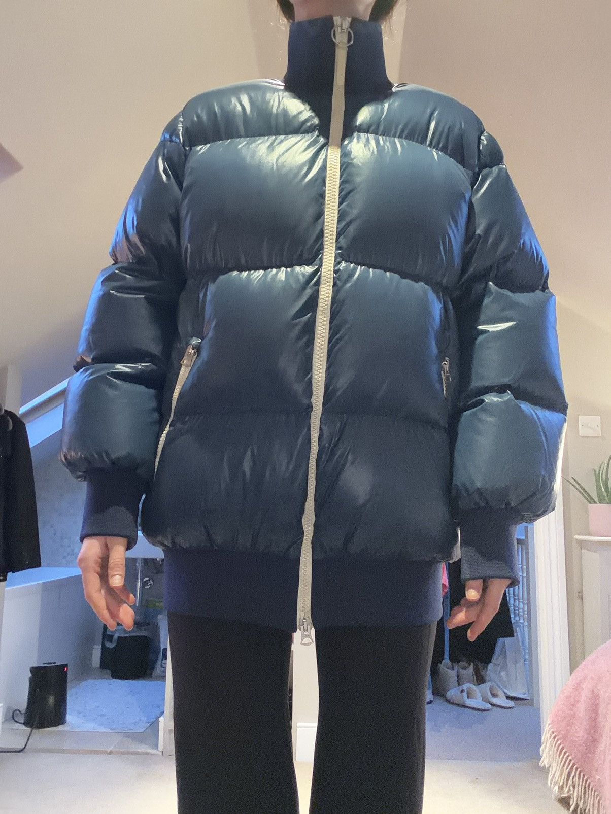 Acne Studios Acne Studios Navy Blue Down Puffer Jacket (Size 38) Size US M / EU 48-50 / 2 - 6 Thumbnail